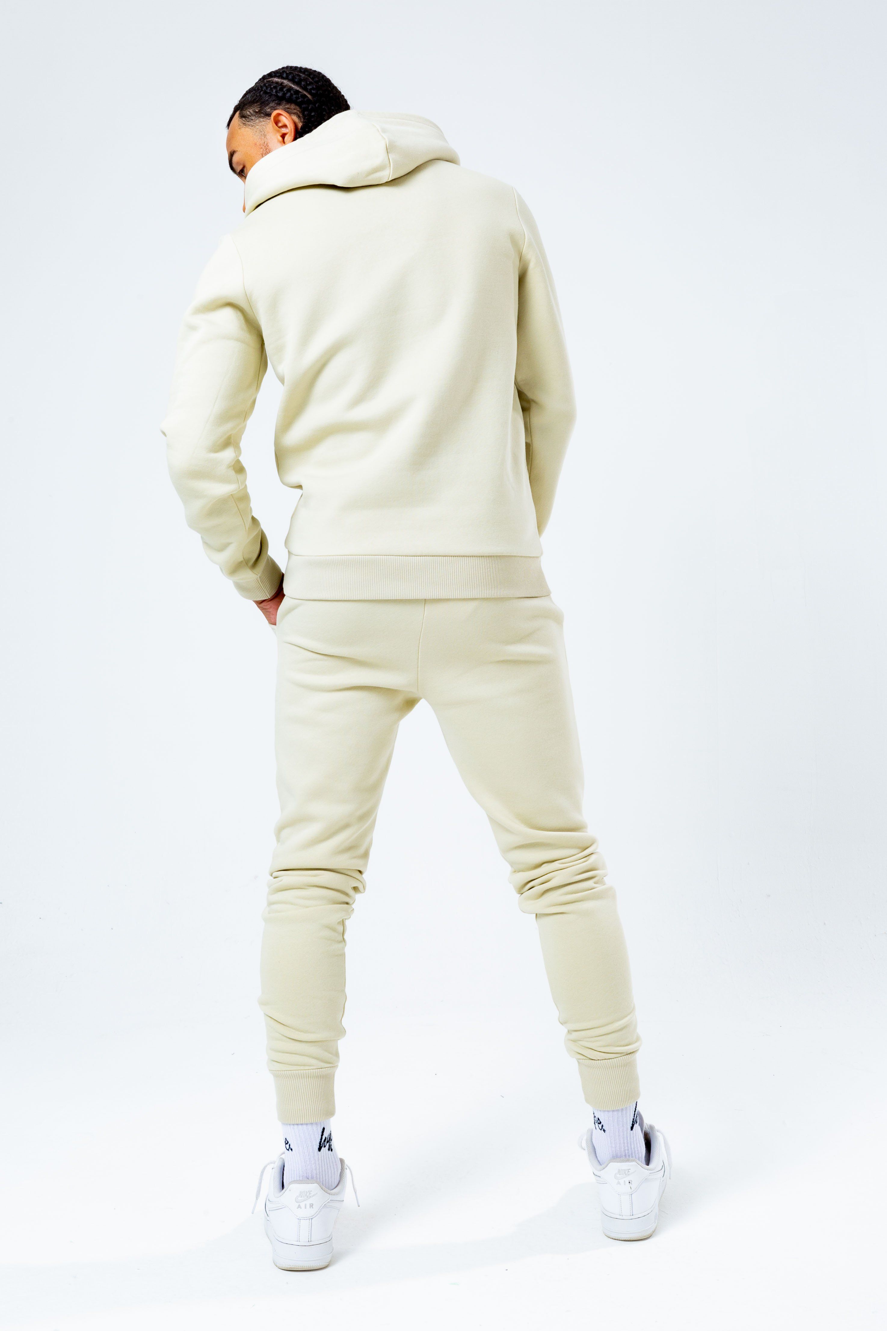 Introducing the freshest loungewear set you've ever seen! The Hype Off White Scribble Logo Men'S Hoodie & Jogger Set is your new go-to loungewear set when you need that extra comfort boost. Designed in 80% Cotton 20% Polyester for the ultimate soft touch feeling! The Hoodie features a fixed hood, kangaroo pocket, fitted hem and cuffs, finished with drawstring pullers and embossed justhype embroidery across the front in the same colour. The Joggers highlight an elasticated waistband, fitted cuffs and double pockets with tonal drawstring pullers and embossed justhype embroidery on the side of the leg. Wear together or stand alone with a pair of box fresh kicks. Machine washable.�
