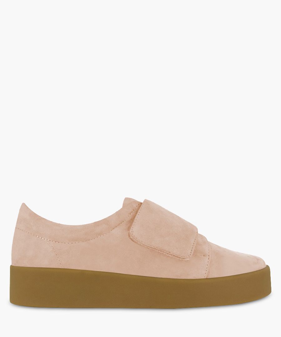 Alby blush suede sneakers