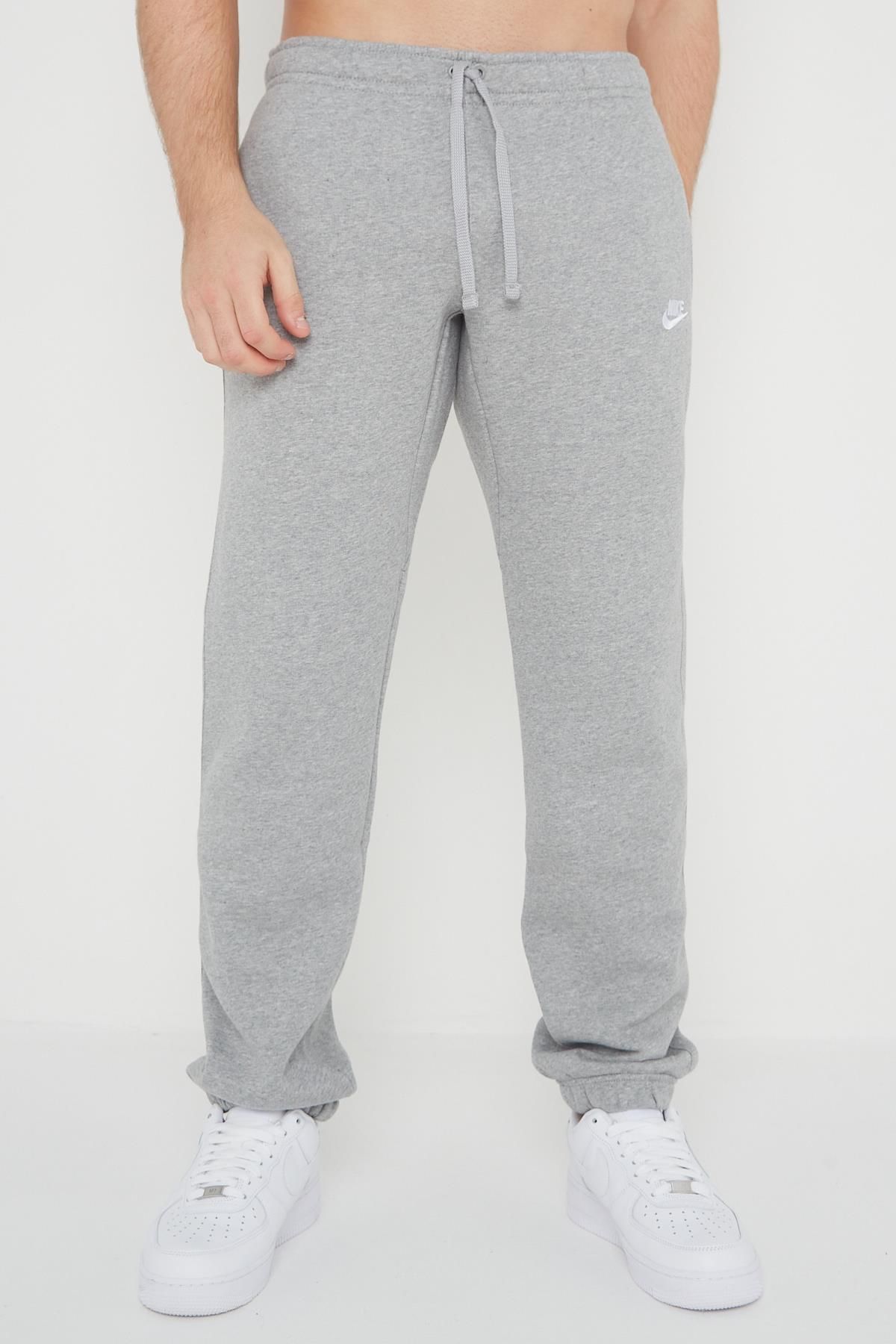 Nike Mens Club Fleece Full Tracksuit Set Grey