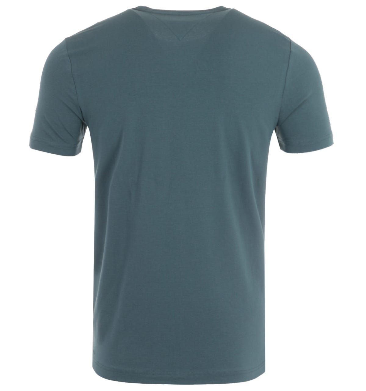 Tommy Hilfiger Stretch Organic Cotton Slim Fit T-Shirt - Mystic Lake Blue