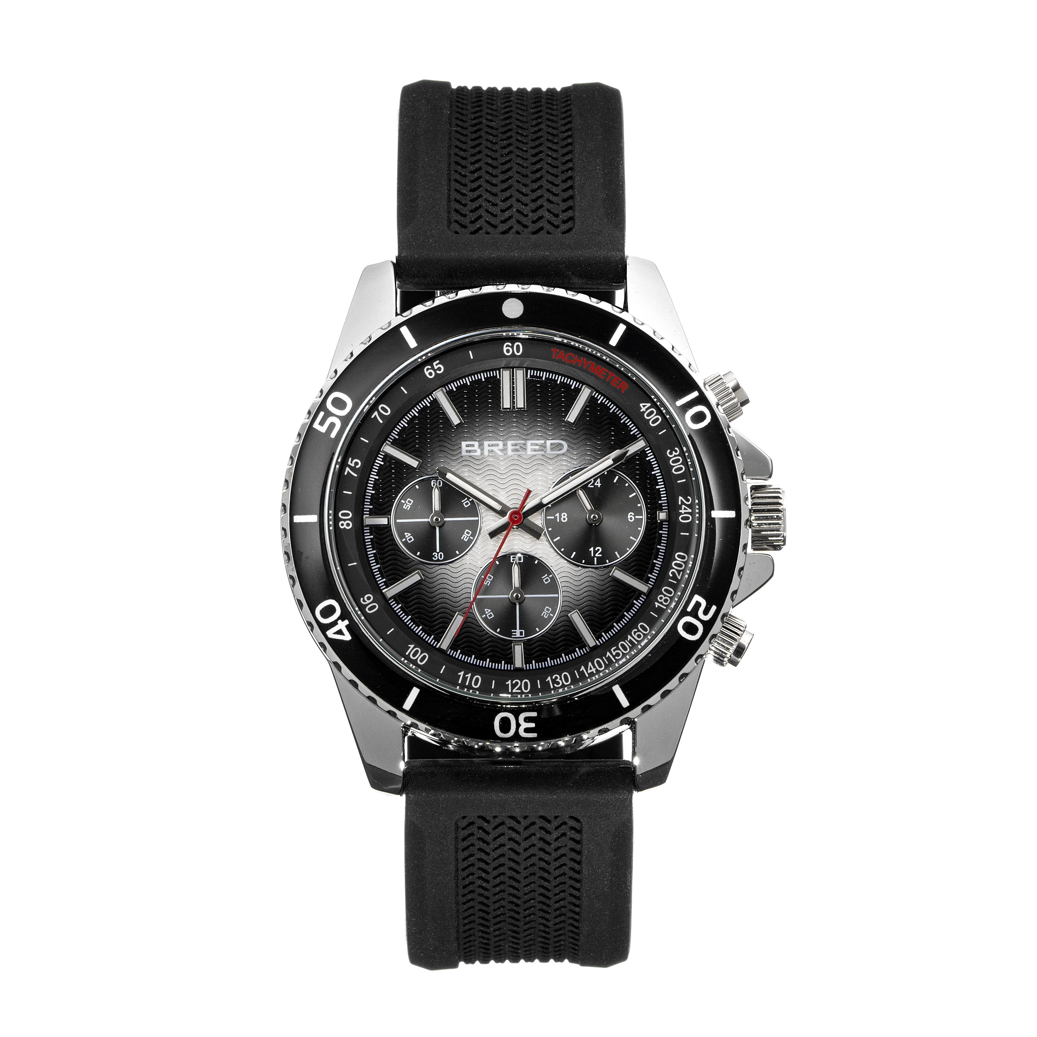 Breed Tempo Chronograph Strap Watch