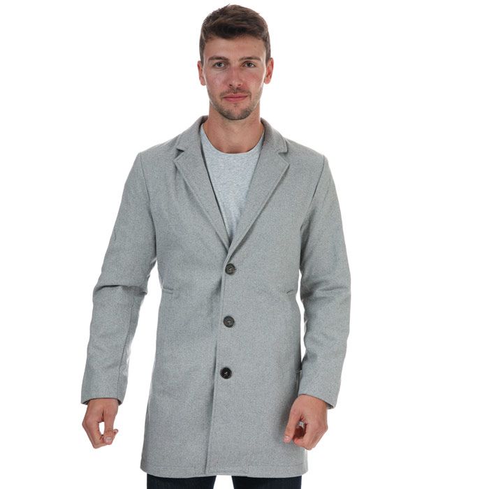 grey wool peacoat mens