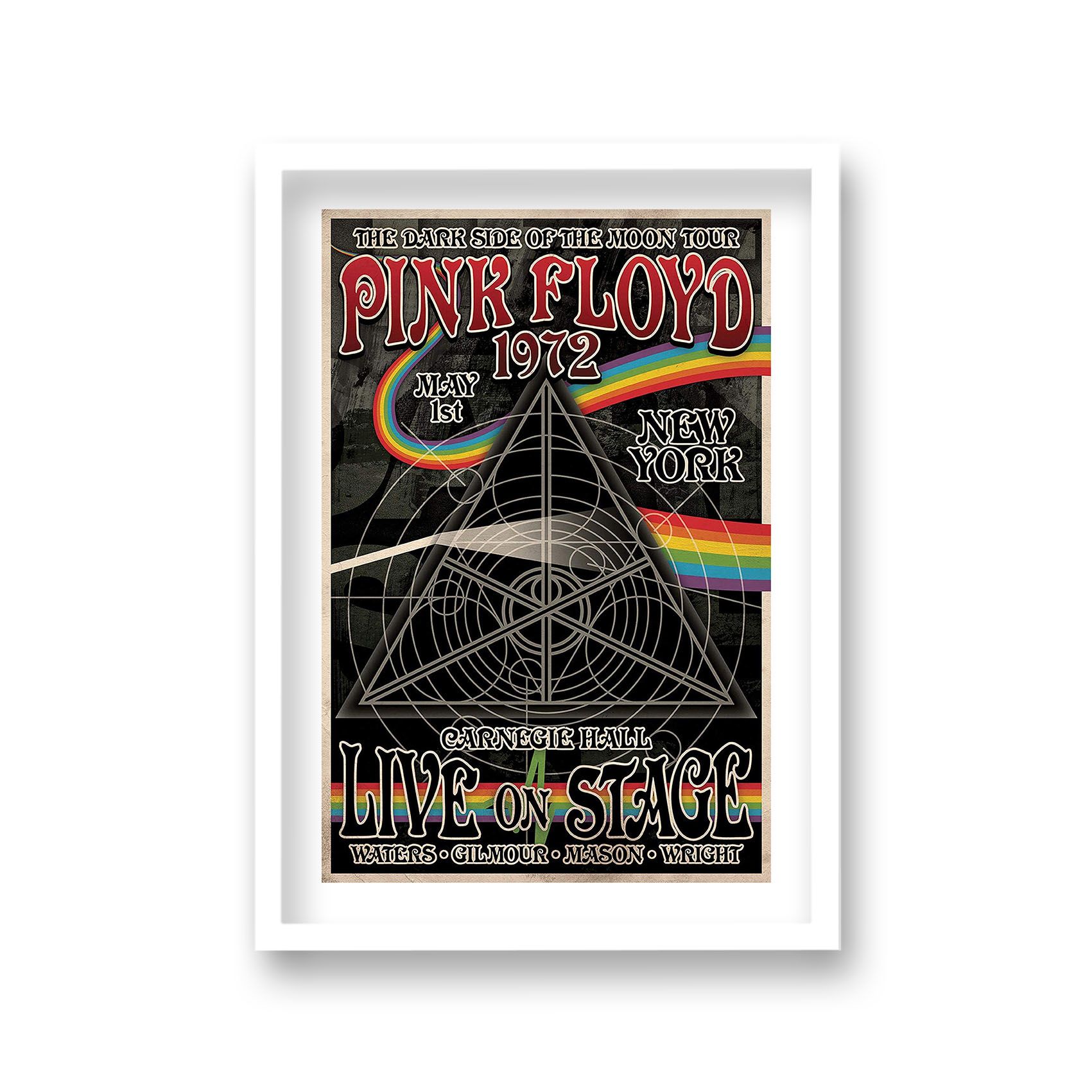 Pink Floyd Dark Side of The Moon Vintage Tour Poster