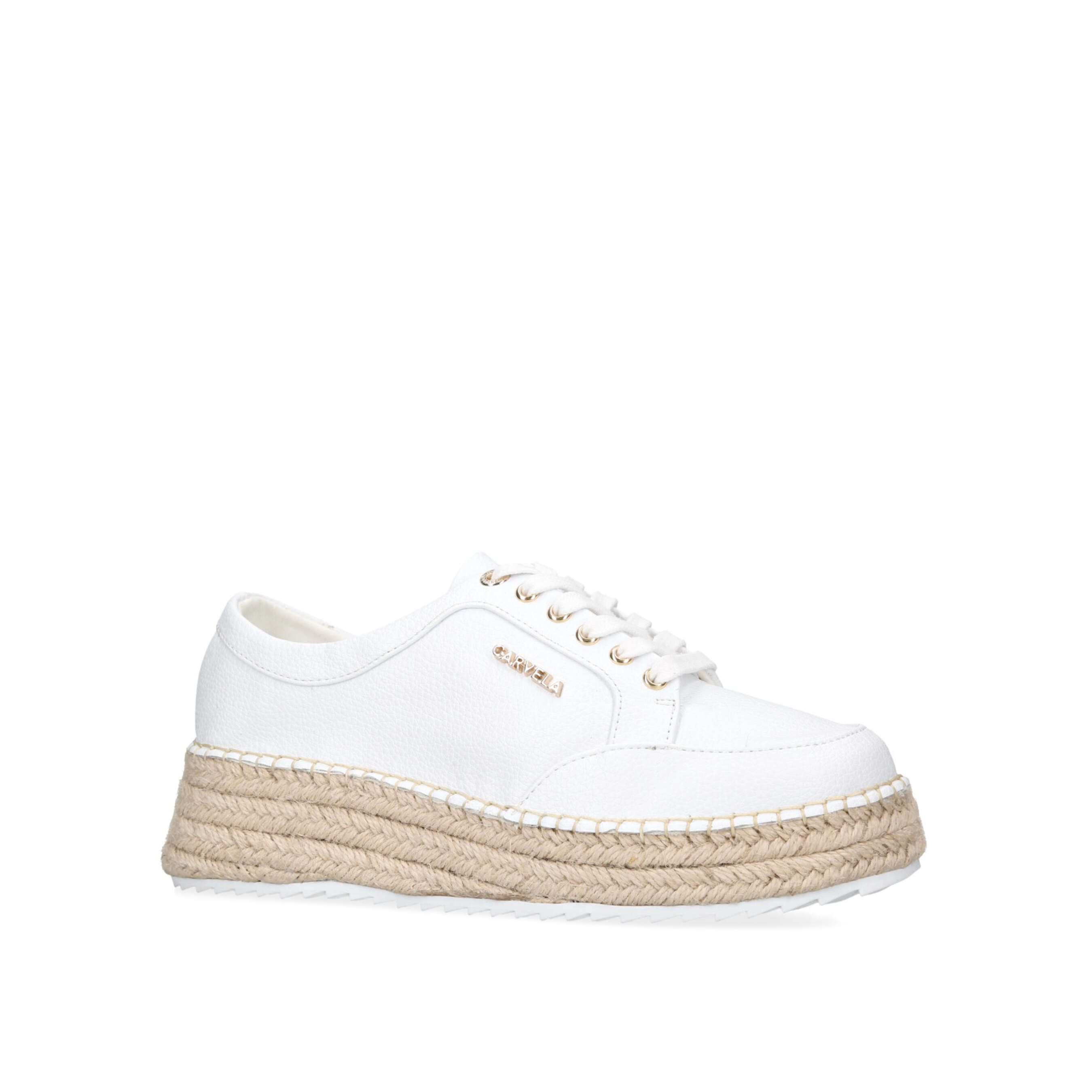 carvela white sneakers