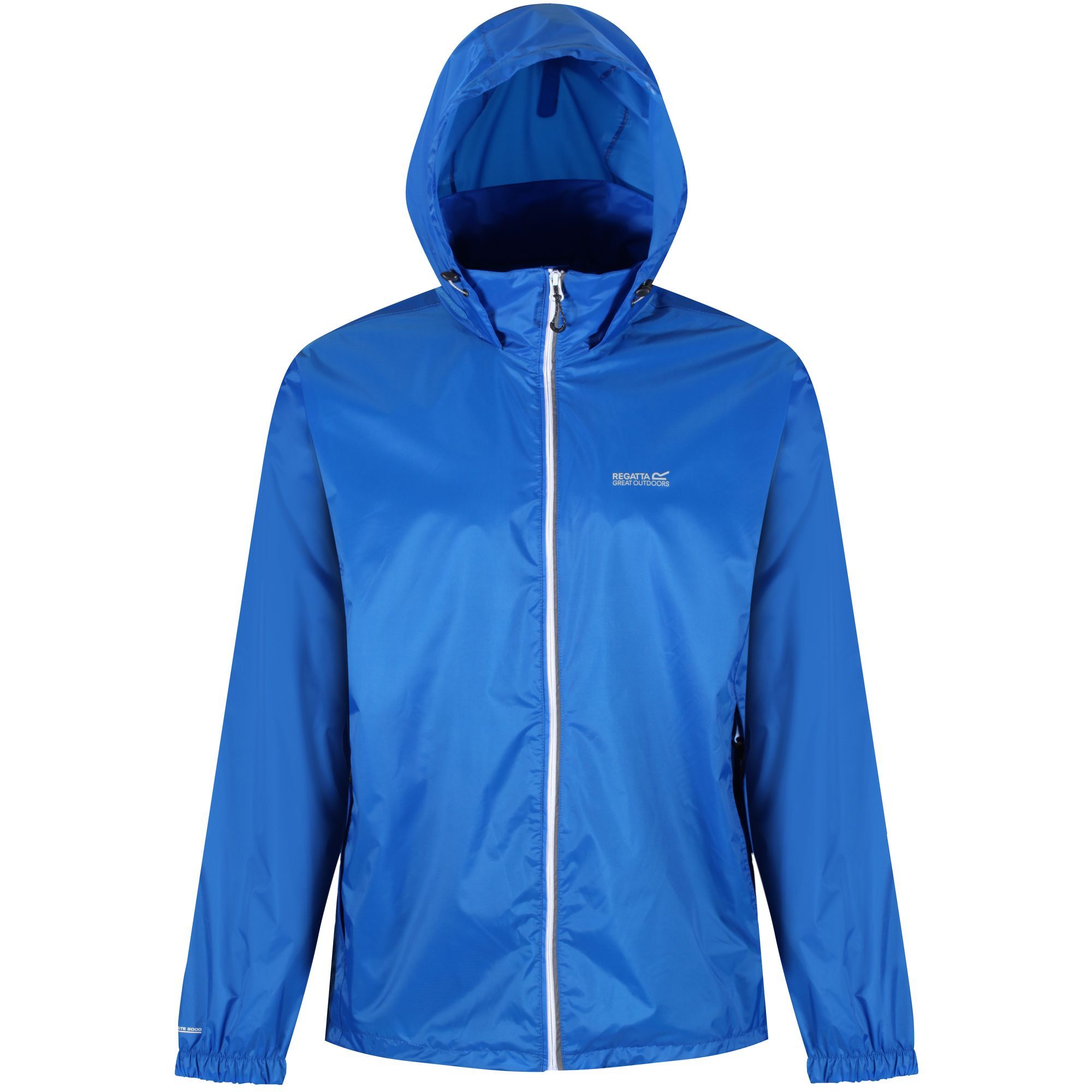 100% Polyamide. Waterproof hooded jacket with elasticated cuffs. Ideal for wet weather. Hand wash.
