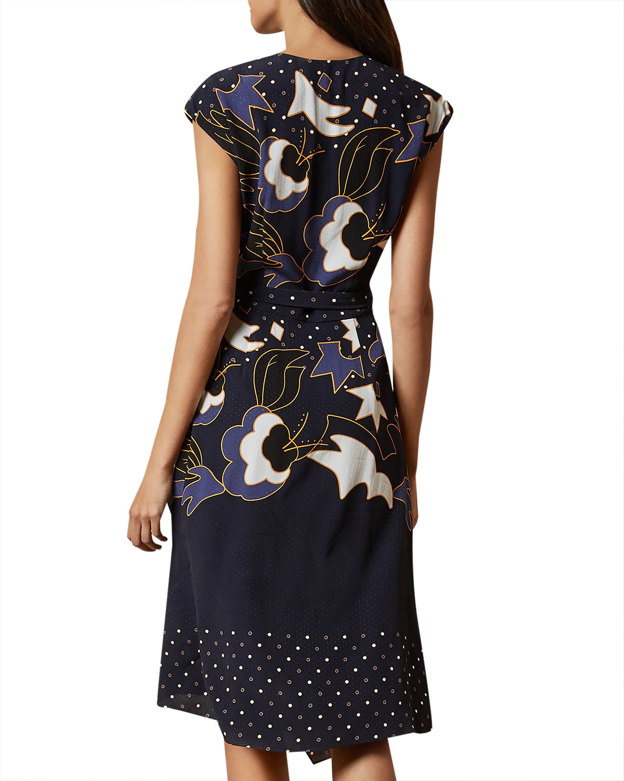 saretti masquerade wrap dress