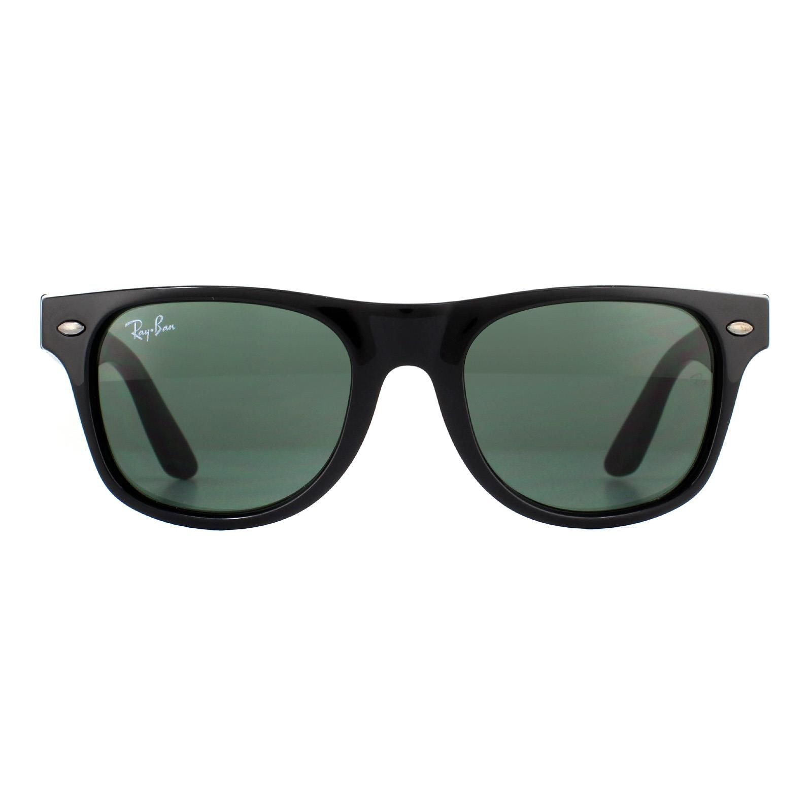 Ray-Ban Junior Sunglasses 9035 100/71 Black Green