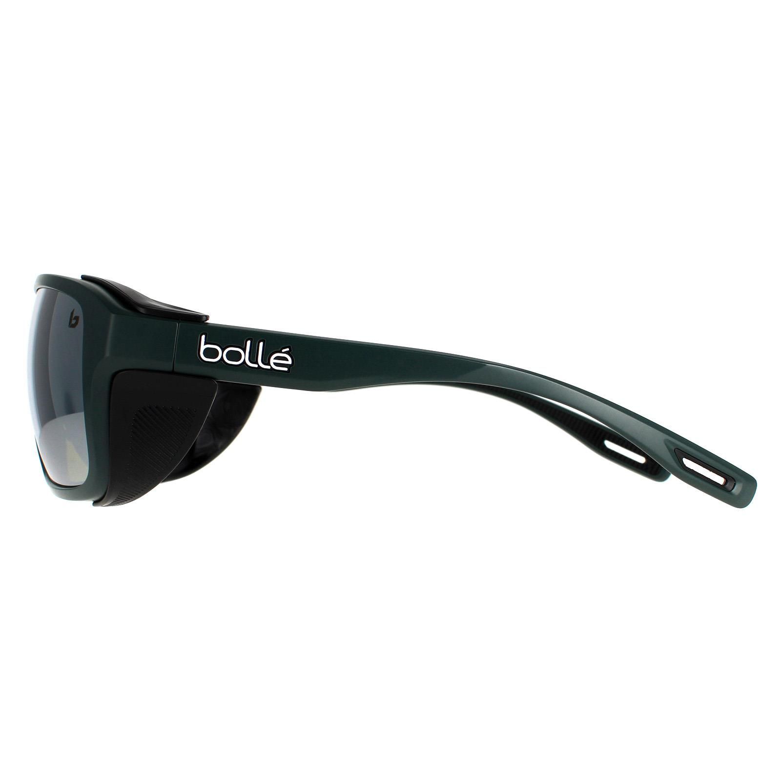 Bolle Wrap Unisex Forest Black Matte Mineral Brown Gun Cat 4 Pathfinder  Pathfinder are a modern wrap style crafted from lightweight acetate. Adjustable nose pads and thermogrip temple tips provide all day comfort. Side shields prevent harmful sun rays from entering from the edges . Bolle's logo features on the temples for authenticity.