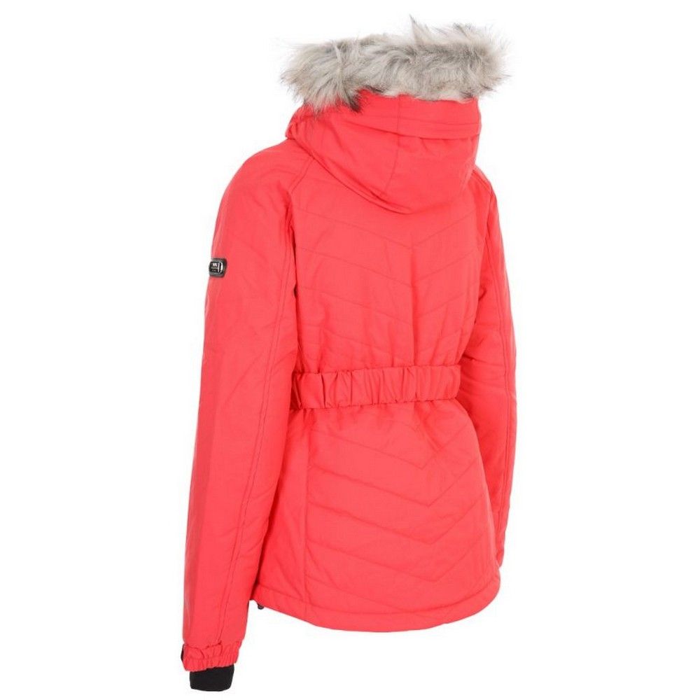 Trespass Womens/Ladies Camila Waterproof Ski Jacket (Hibiscus Red)
