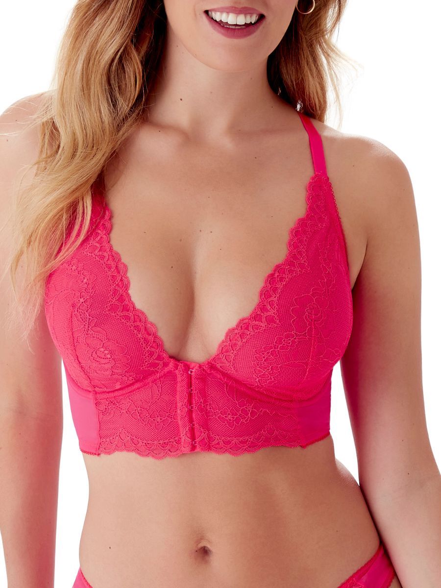 Gossard Superboost Lace Deep V-Neck Bralette. With microfibre strapping/elastic and stretch lace. Product is hand wash only.