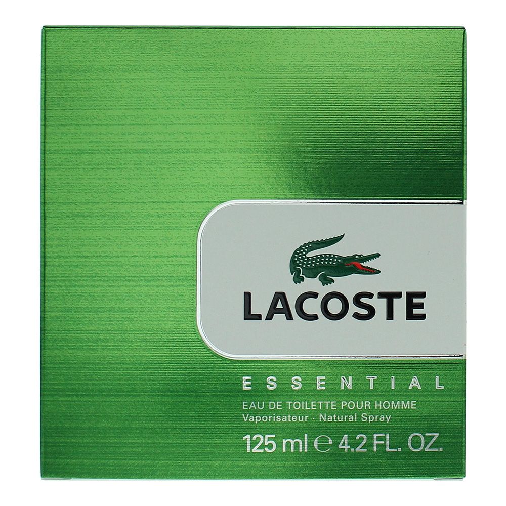 Lacoste design house launched Essential Pour Homme in 2005 as a relaxed and easy to wear fragrance for men that combines fruits woods and aromatic essences for an invigorating burst of sensuality. Essential notes consist of blackcurrent grapefruit lime tomoto black pepper and sandalwood to create this fresh wood fragrance.