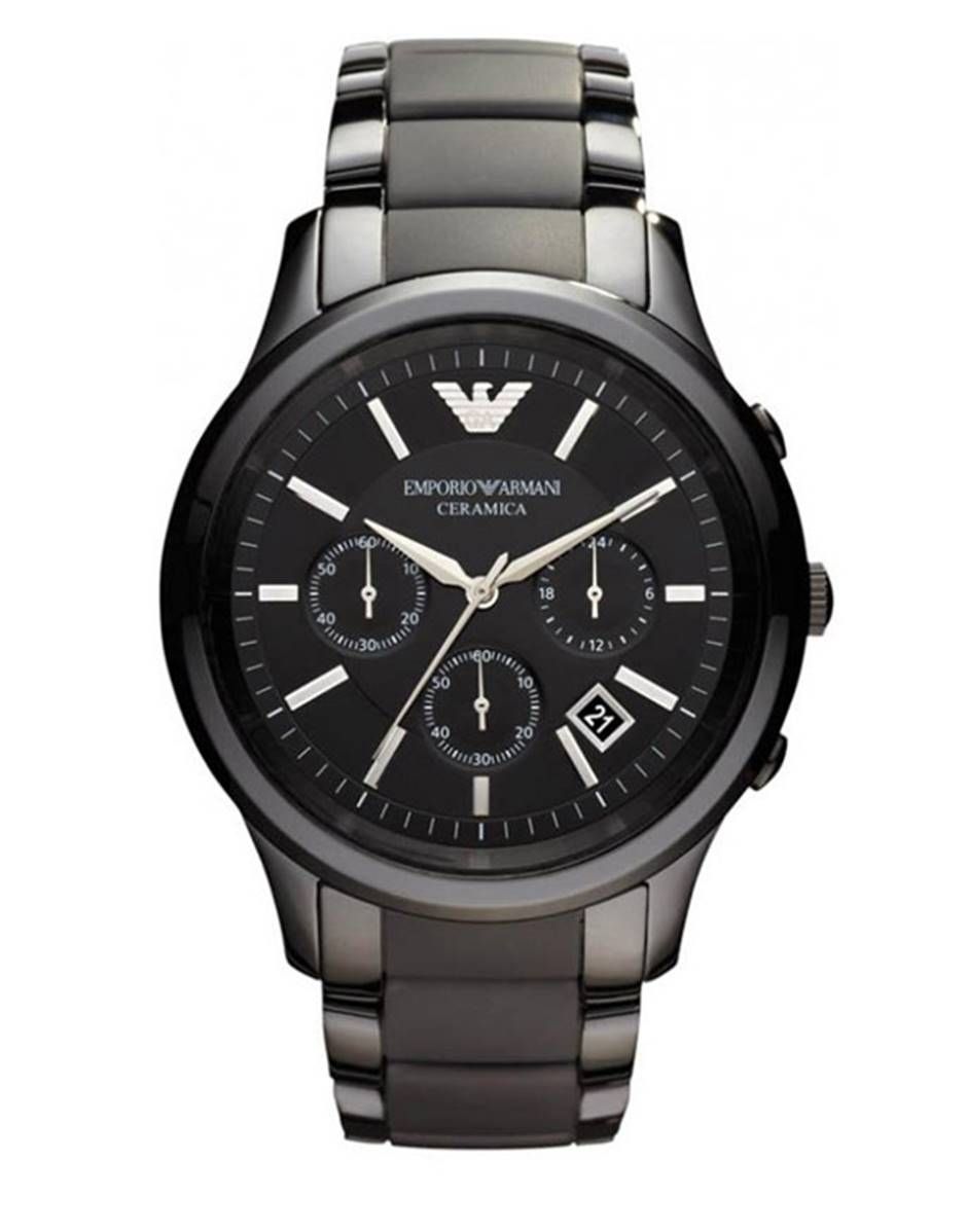 Emporio Armani Mens' Ceramic Chronograph Watch AR1452