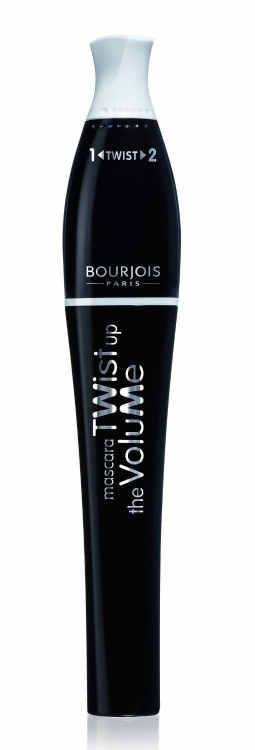 1 transformable brush. 2 results: DEFINED LENGTH + OVERSIZED VOLUME. Use position 1 to lengthen and separate lashes and then use position 2 to volumise and intensify lashes. Bourjois tip: Apply an extra coat of mascara to the outer corners of the top lashes for a wide-eyed look