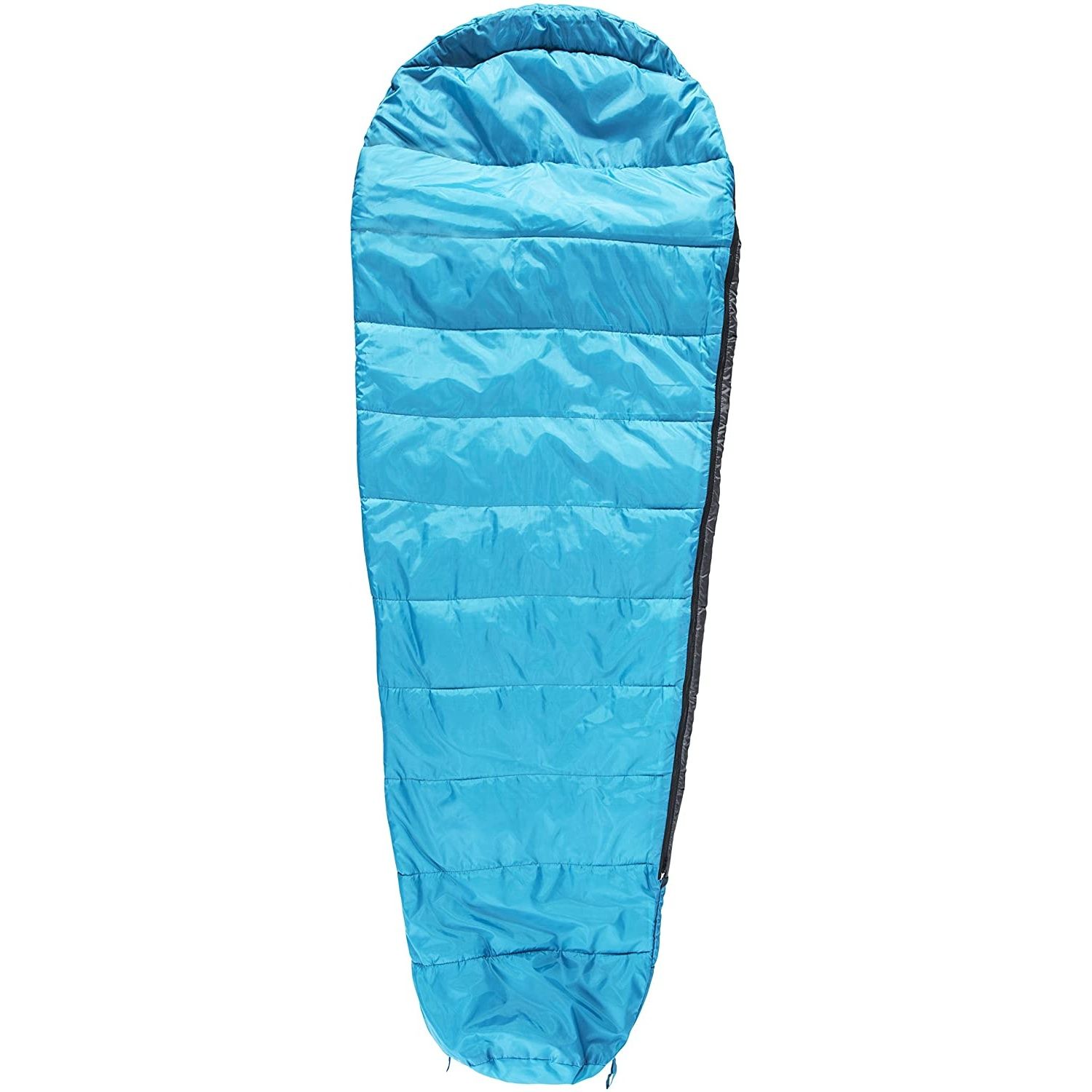 2 Season sleeping bag. Size: 230 x 85 x 55cm. Water repellent polyester shell & lightweight polycotton hollowfibre filling. 2 Way zipper.