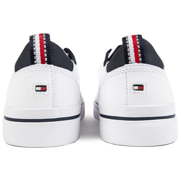 Tommy Hilfiger Corporate Leather Trainers White