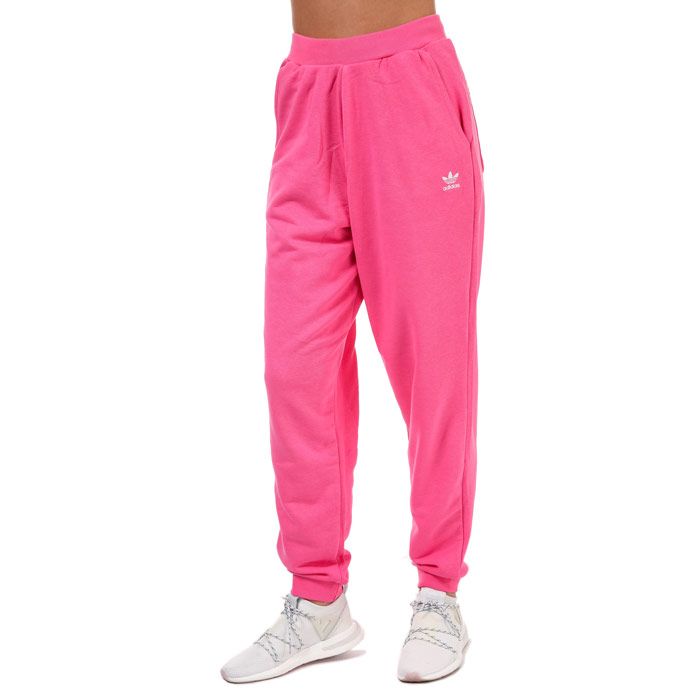 trefoil essentials cuffed joggers