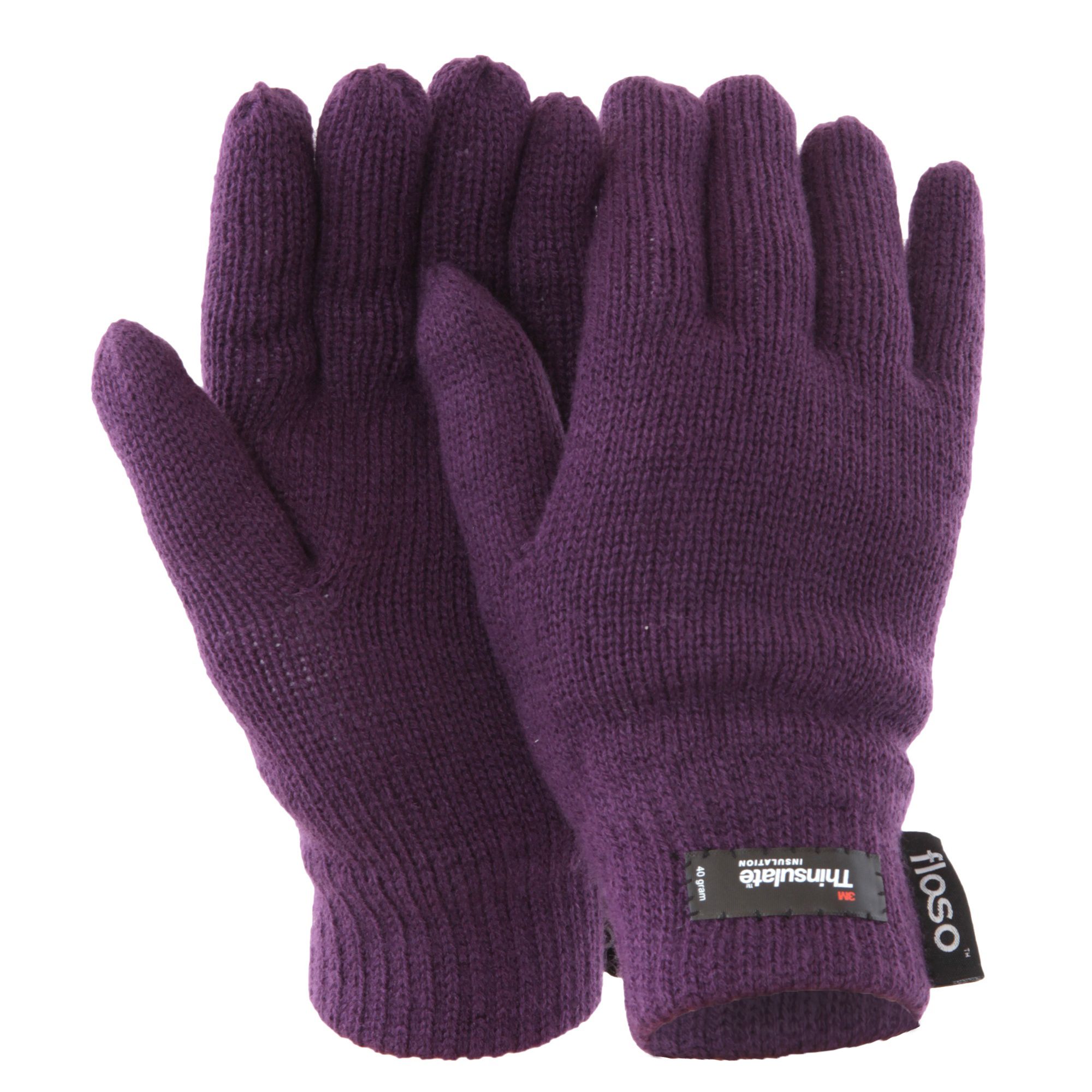 purple womens gloves