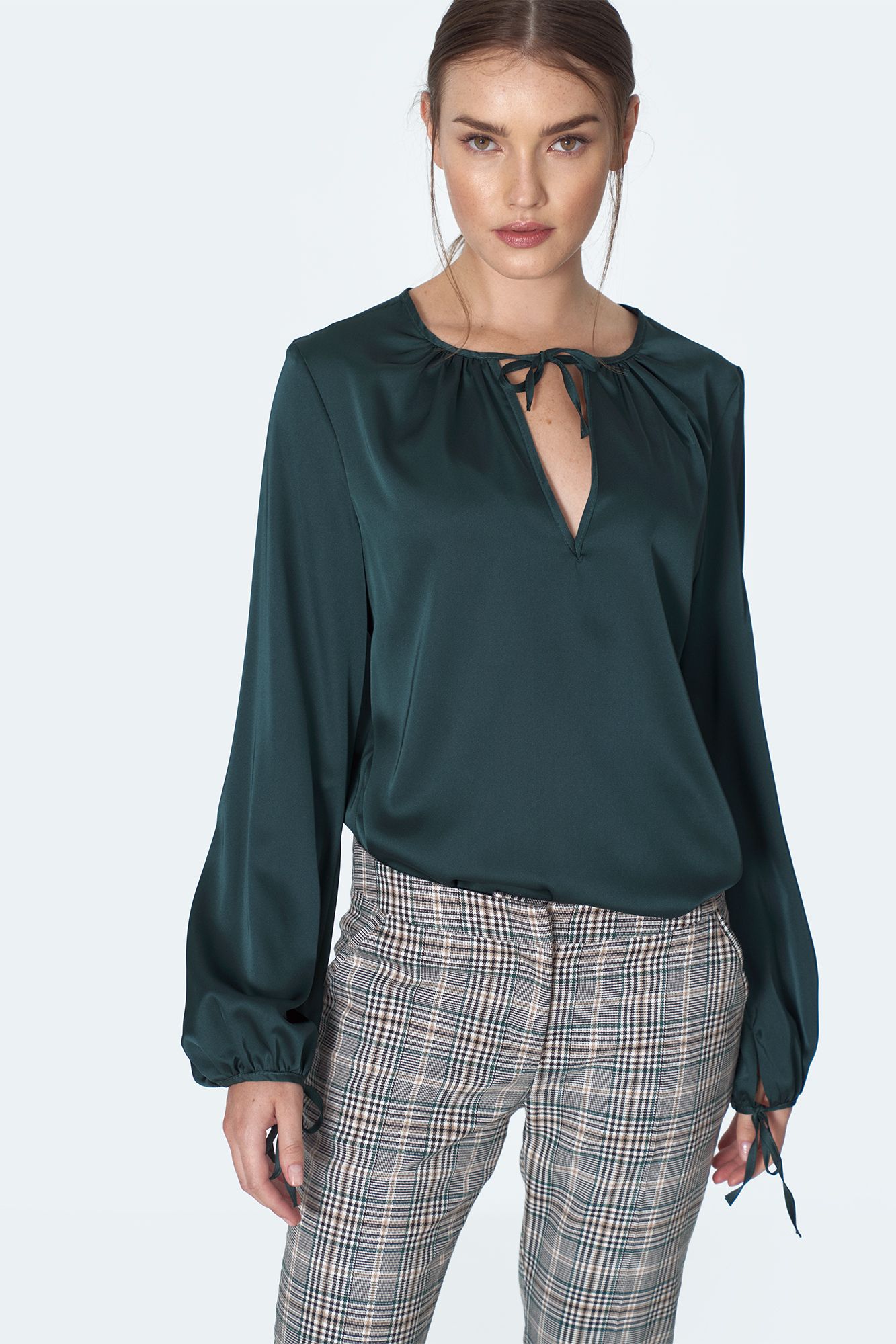 Classic Green Chequered Trousers