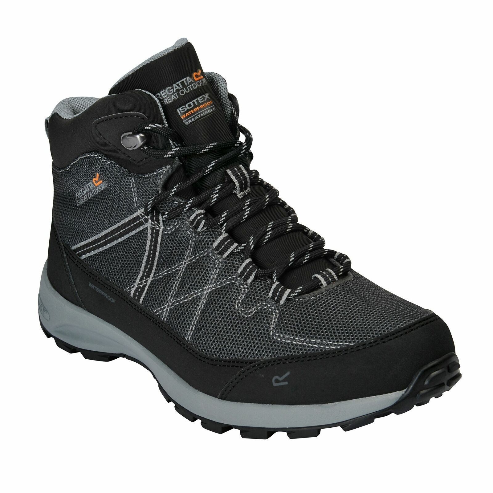 Regatta Mens Samaris Lite Walking Boots (Black/Dark Steel)