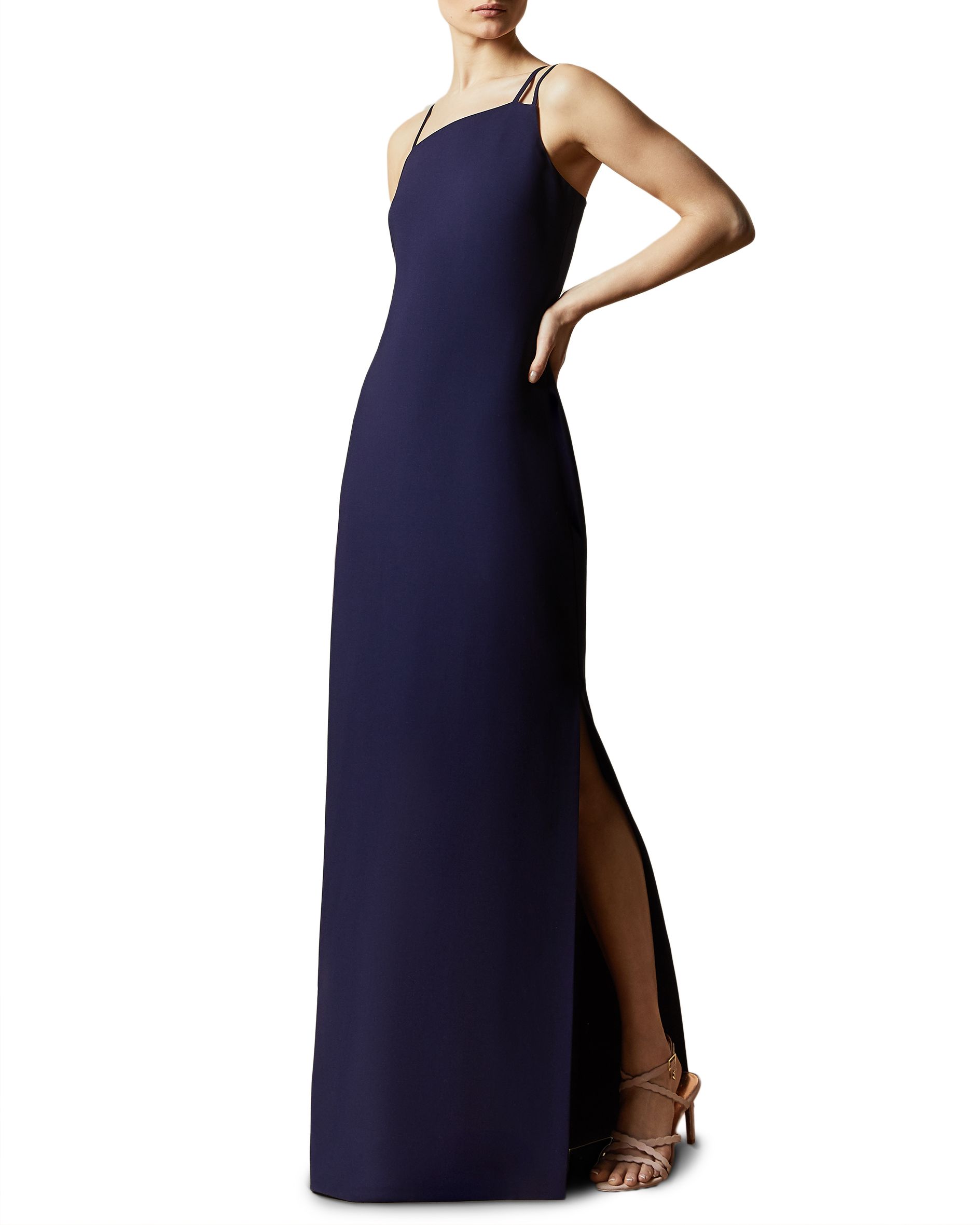 ted baker navy maxi dress