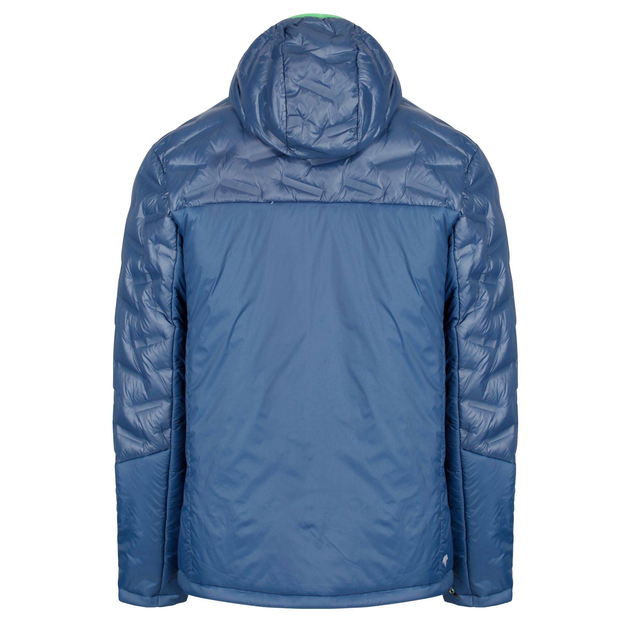 100% Polyamide. Lightweight down fill insulation. Warmloft soft-touch insulation. DWR water resistant finish. Attached hood with stretch binding. 2 zipped pockets.