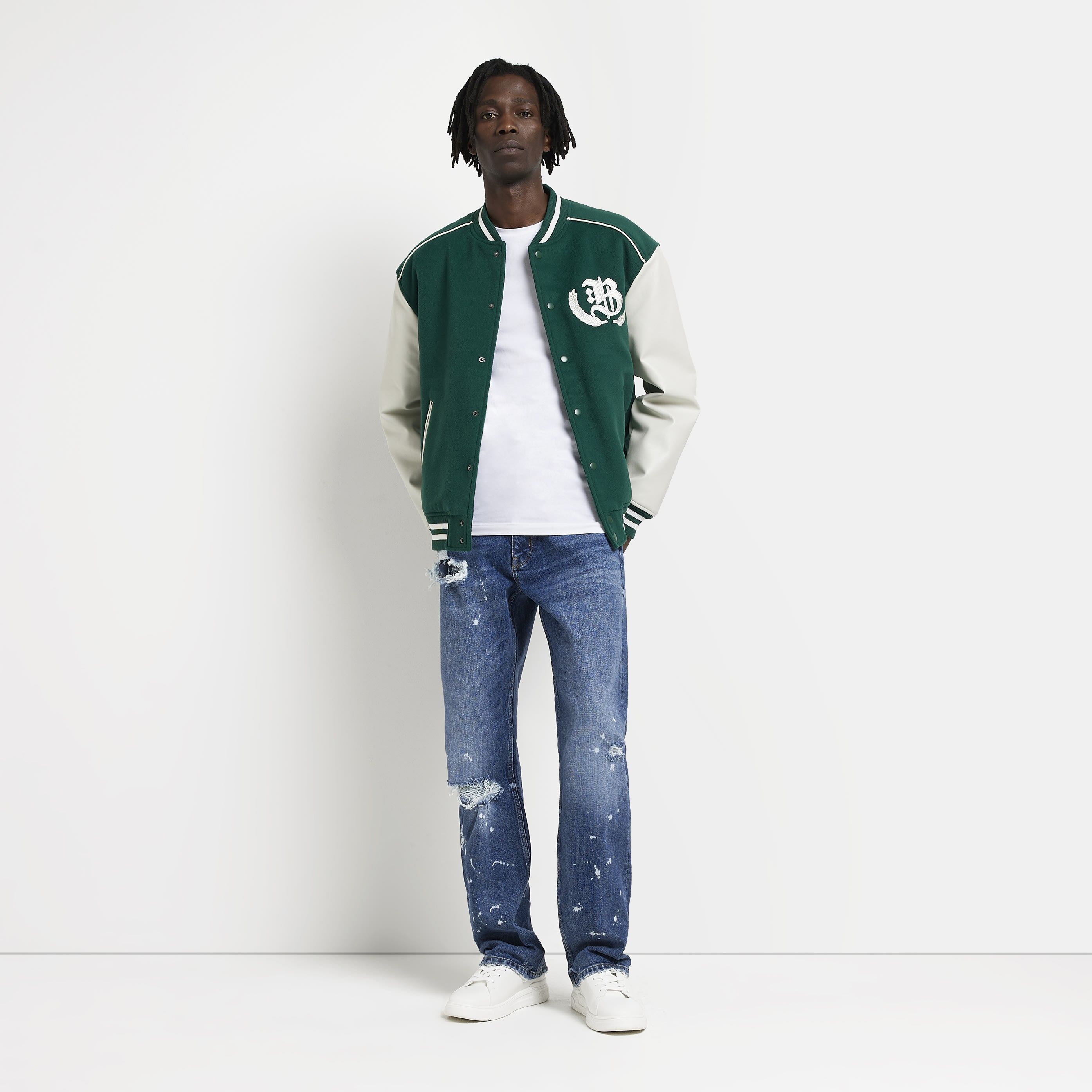 River Island Mens Jeans Baggy Richie Denim