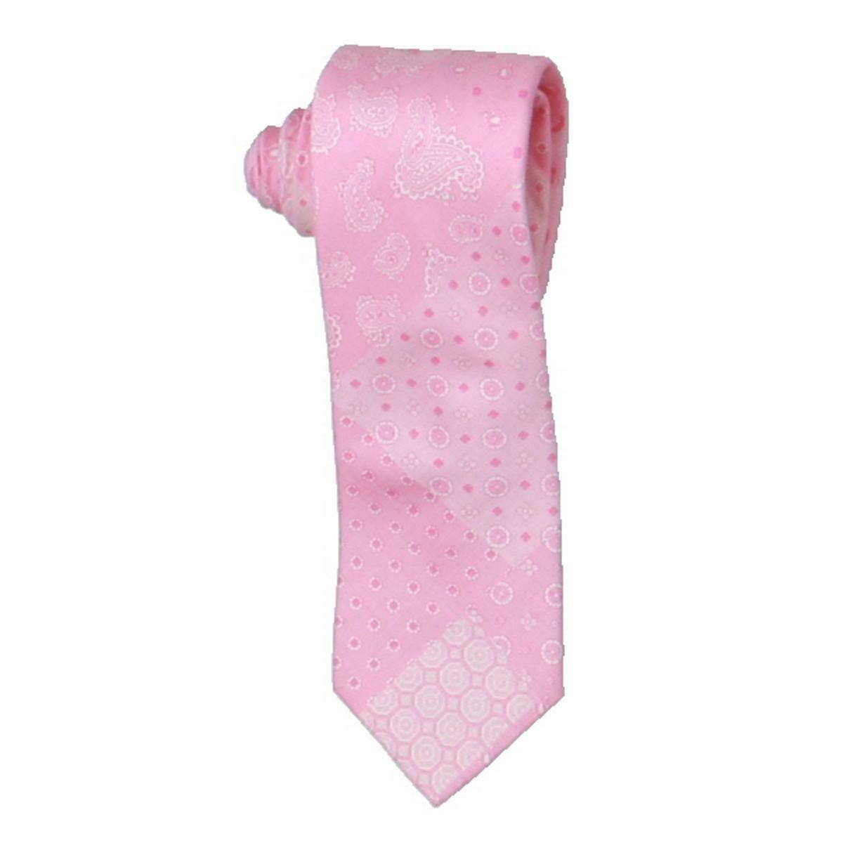 Color: Pinks Size: One Size Pattern: Paisley Type: Tie Width: Skinny (Material: 100% Cotton