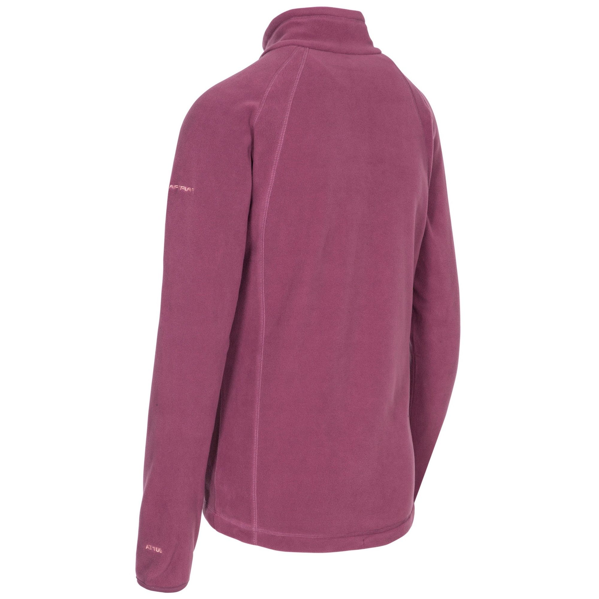 100% Polyester. Microfleece. Both sides brushed. Anti-pilling. Full front zip. 2 zip pockets. Binding at cuffs. Adjustable hem drawcord. Airtrap. 170gsm. Trespass Womens Chest Sizing (approx): XS/8 - 32in/81cm, S/10 - 34in/86cm, M/12 - 36in/91.4cm, L/14 - 38in/96.5cm, XL/16 - 40in/101.5cm, XXL/18 - 42in/106.5cm.