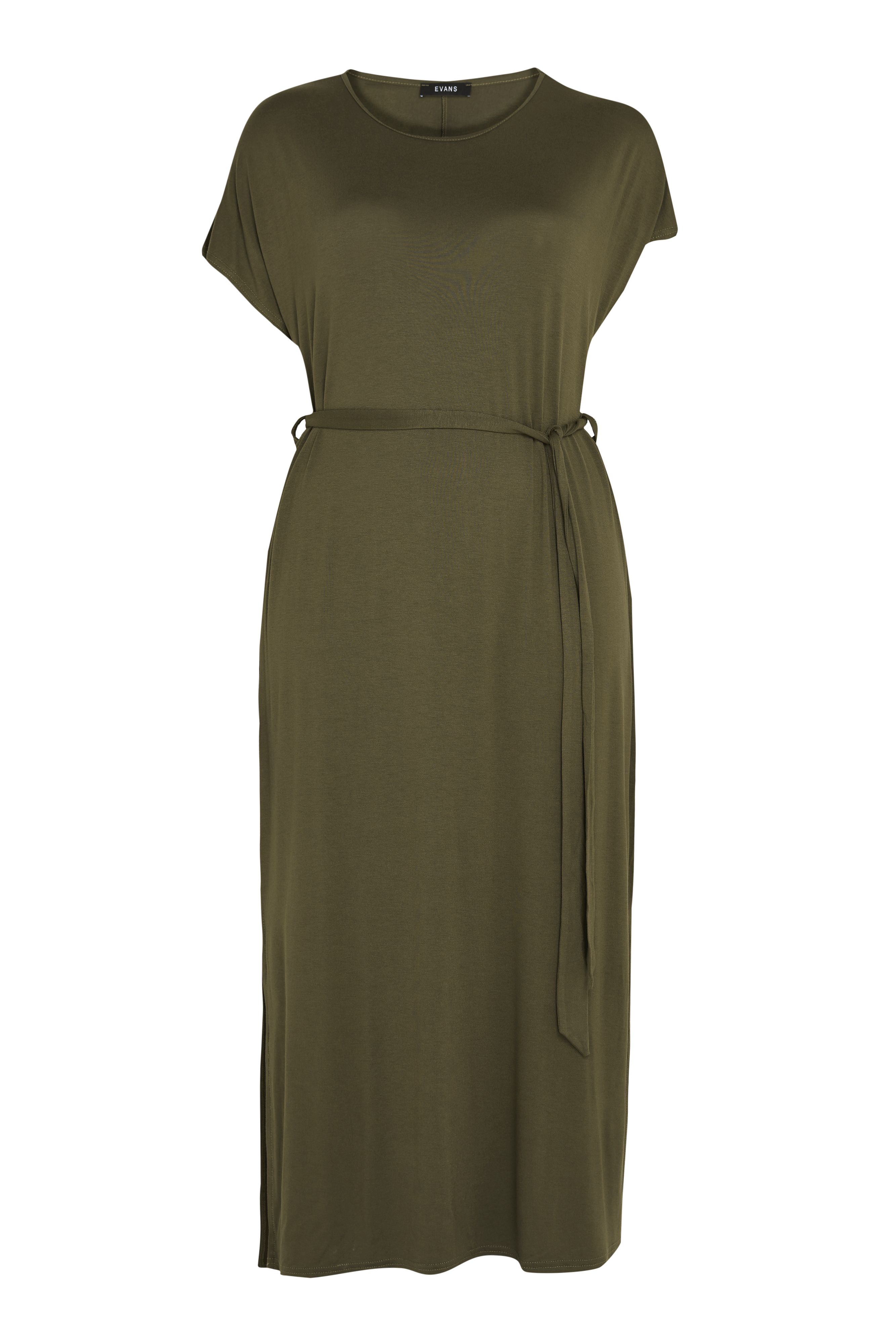 Perfect your off-duty style in the oh-so-comfortable Maxi T-Shirt Dress. Flaunting a tie waist and classic t-shirt silhouette, this casual dress is a must-have in every woman's wardrobe. Key Features Include: - Crew neckline - Short sleeves - Tie waist - Relaxed fit - Maxi length hemline with side split