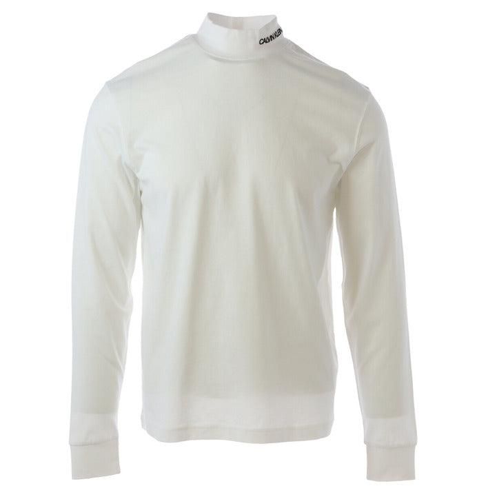 Brand: Calvin Klein Jeans
Gender: Men
Type: Knitwear
Season: All seasons

PRODUCT DETAIL
• Color: white
• Sleeves: long
• Neckline: turtleneck

COMPOSITION AND MATERIAL
• Composition: -100% cotton 
•  Washing: machine wash at 30°
