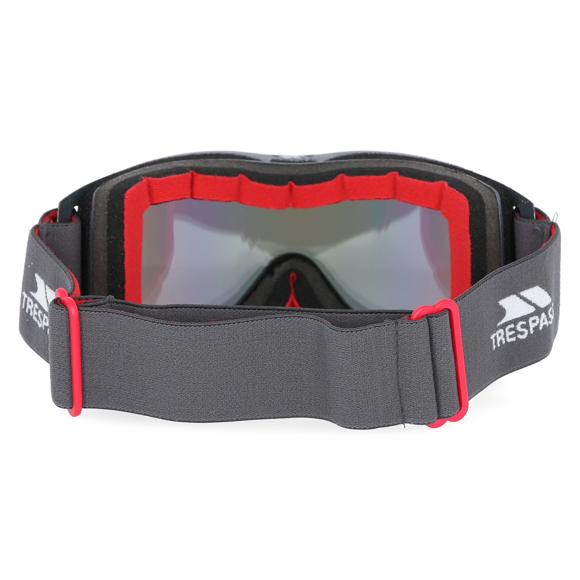 Petrol effect mirrored dual lens. Printed frame. UV 400nm protection. Antifog coating and strategic ventilation. 3 layer face fitting foam. Adjustable headband.