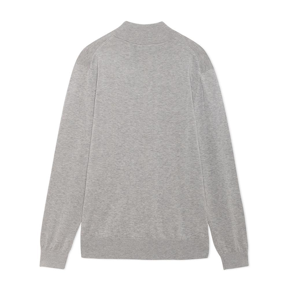 - Long Sleeved- 1/4 Zip Up- Grey- Refer to size charts for measurementsXL
