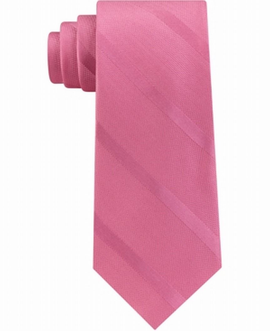 Color: Pinks Size: One Size Pattern: Striped Type: Tie Width: Skinny (Material: Silk