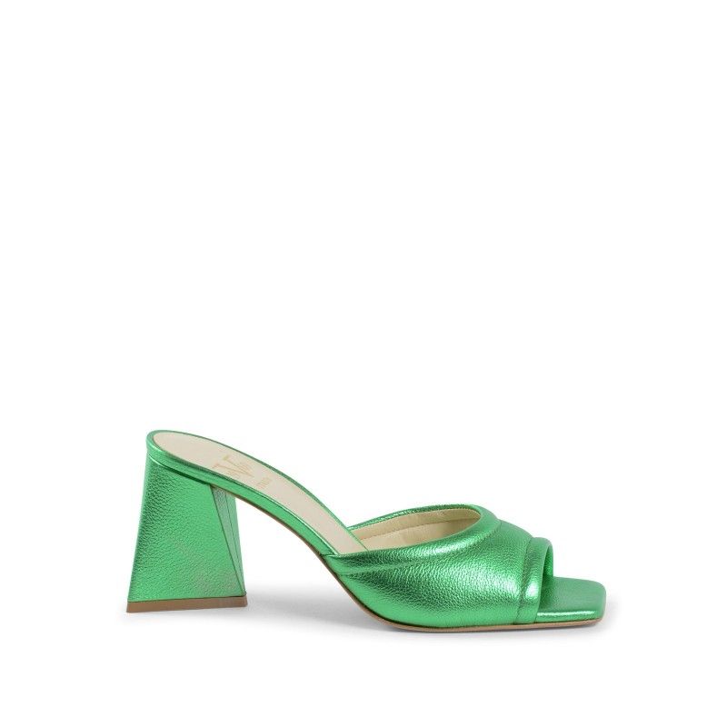 19V69 Italia Womens Sandal Green SIMONA VIT. BOT. VERDE LAME'