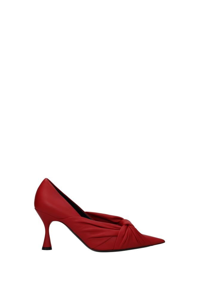 red balenciaga pumps