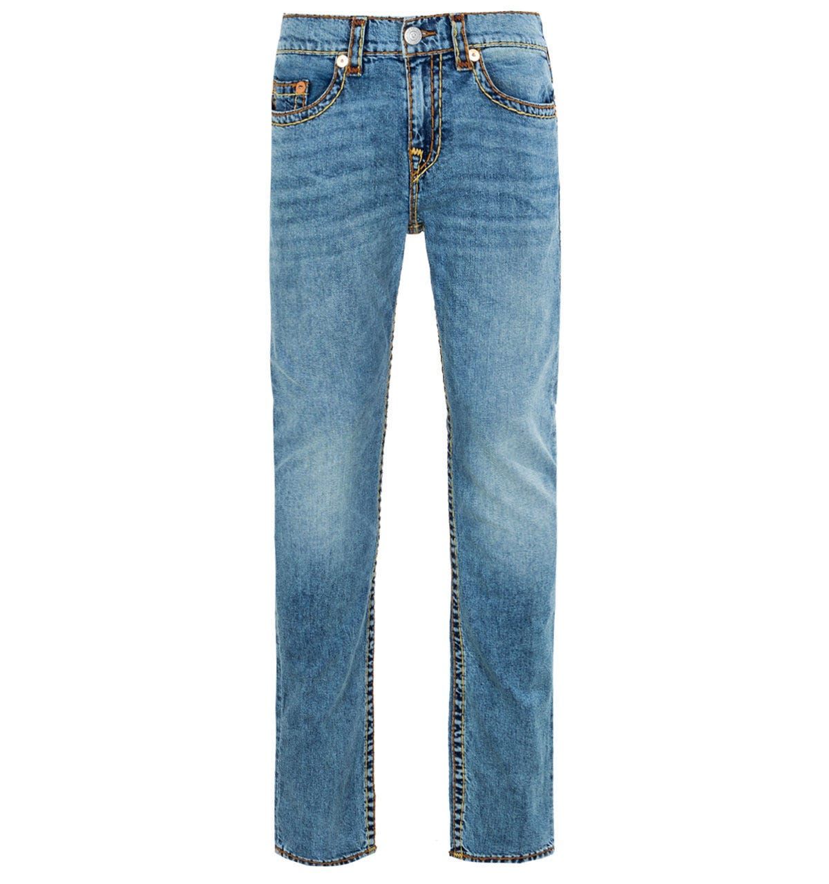True Religion Rocco Super T Relaxed Skinny Jeans - Chopper Blue