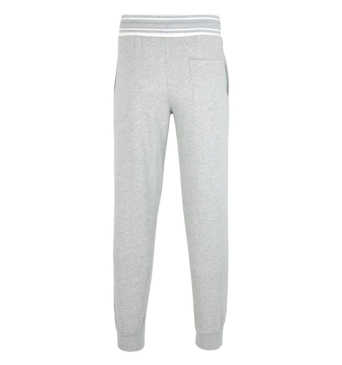 <p>Upgrade your wardrobe with the Collegiate Logo Crest Joggers in Heather Grey by True Religion\nTrue Religion are global denim experts who have redesigned and reinvented the traditional 5 pocket jean. They were founded in L.A. back in 2002 and quickly became known for quality craftsmanship, bold design and the iconic lucky horseshoe logo.</p><ul><li>Cotton blend construction</li><li>Elastic waistband</li><li>Tapered ankle hem</li><li>On-seam side pockets</li><li>Back patch pocket</li><li>Varsity-inspired chenille horseshoe crest at the hip</li></ul><p>Style & Fit:</p><ul><li>Regular fit</li><li>Joggers</li></ul><p>Fabric Composition & Care:</p><ul><li>60% Cotton 40% Polyester</li><li>Machine wash</li></ul>