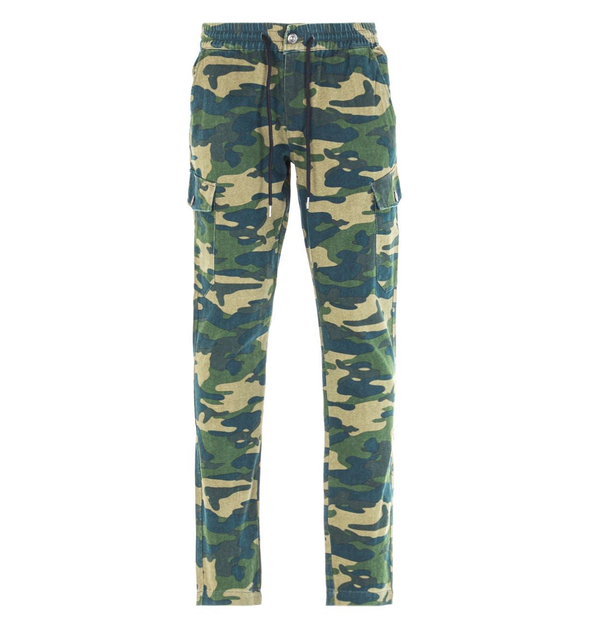 True Religion Green Camo Cargo Pants