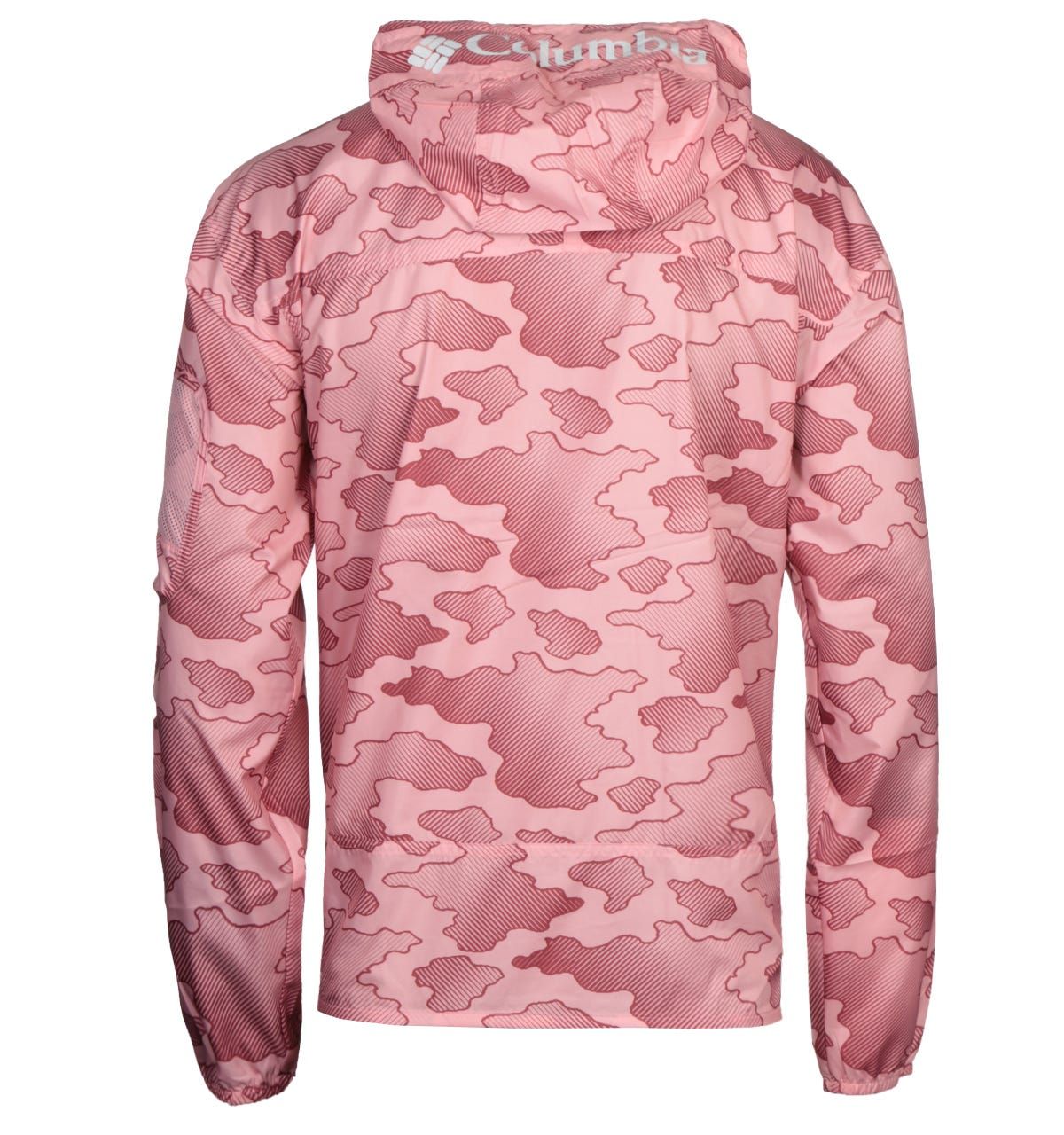<p>This is the Challenger Windbreaker Jacket in Red Camo by Columbia. Columbia Sportswear is a global outdoor brand based in Portland. They specialise in crafting active lifestyle gear with industry leading technologies. Columbia\'s apparel, footwear, and accessories reflect their Pacific Northwest heritage and indomitable spirit.</p><ul><li>Synthetic composition </li><li>Drawstring hood </li><li>Twin slit pockets at waistline </li><li>Two-tone panelled design </li><li>Elasticated sleeve cuffs</li><li>Flap pocket at chest with velcro & zip closure</li><li>Quarter-zip placket with velcro & zip closure</li><li>Columbia logo printed at flap pocket</li></ul><p>Style & Fit</p><ul><li>Regular Fit</li></ul><p>Composition & Care</p><ul><li>100% Polyester</li><li>Machine Wash</li></ul>