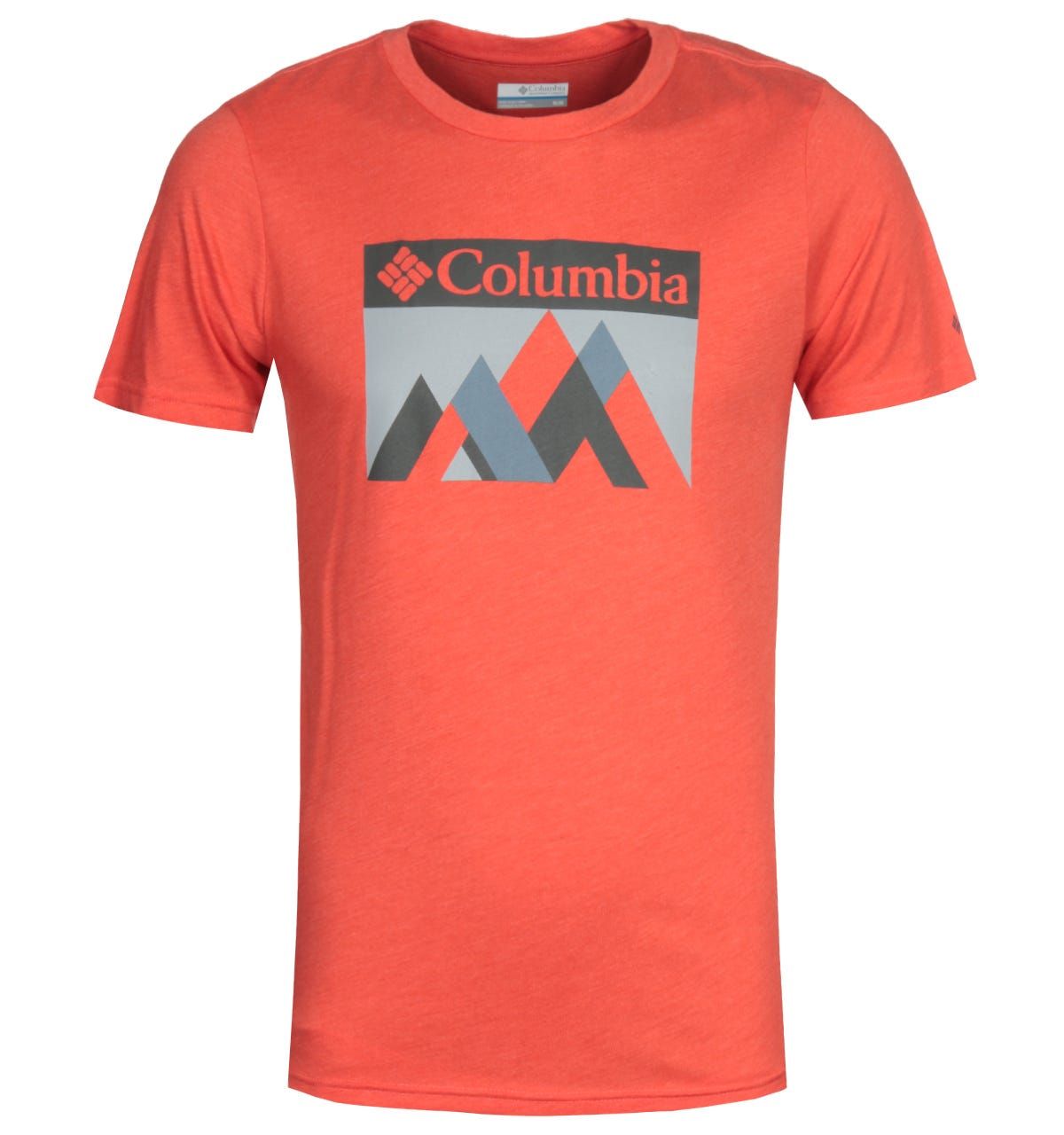 <p>This is the Alpine Way Graphic T-Shirt in Wildfire Peak Fun by Columbia. Columbia Sportswear is a global outdoor brand based in Portland. They specialise in crafting active lifestyle gear with industry leading technologies. Columbia\'s apparel, footwear, and accessories reflect their Pacific Northwest heritage and indomitable spirit.</p><ul><li>Front Logo</li><li>Crew neck collar</li><li>Columbia branding</li><li>Super soft</li><li>Cotton blend</li></ul><p>Style & Fit</p><ul><li>Active Fit: Body skimming fit with end-use mobility in mind</li></ul><p>Composition & Care</p><ul><li>55% Cotton 34% Polyester 11% Rayon</li><li>Machine Wash</li></ul>