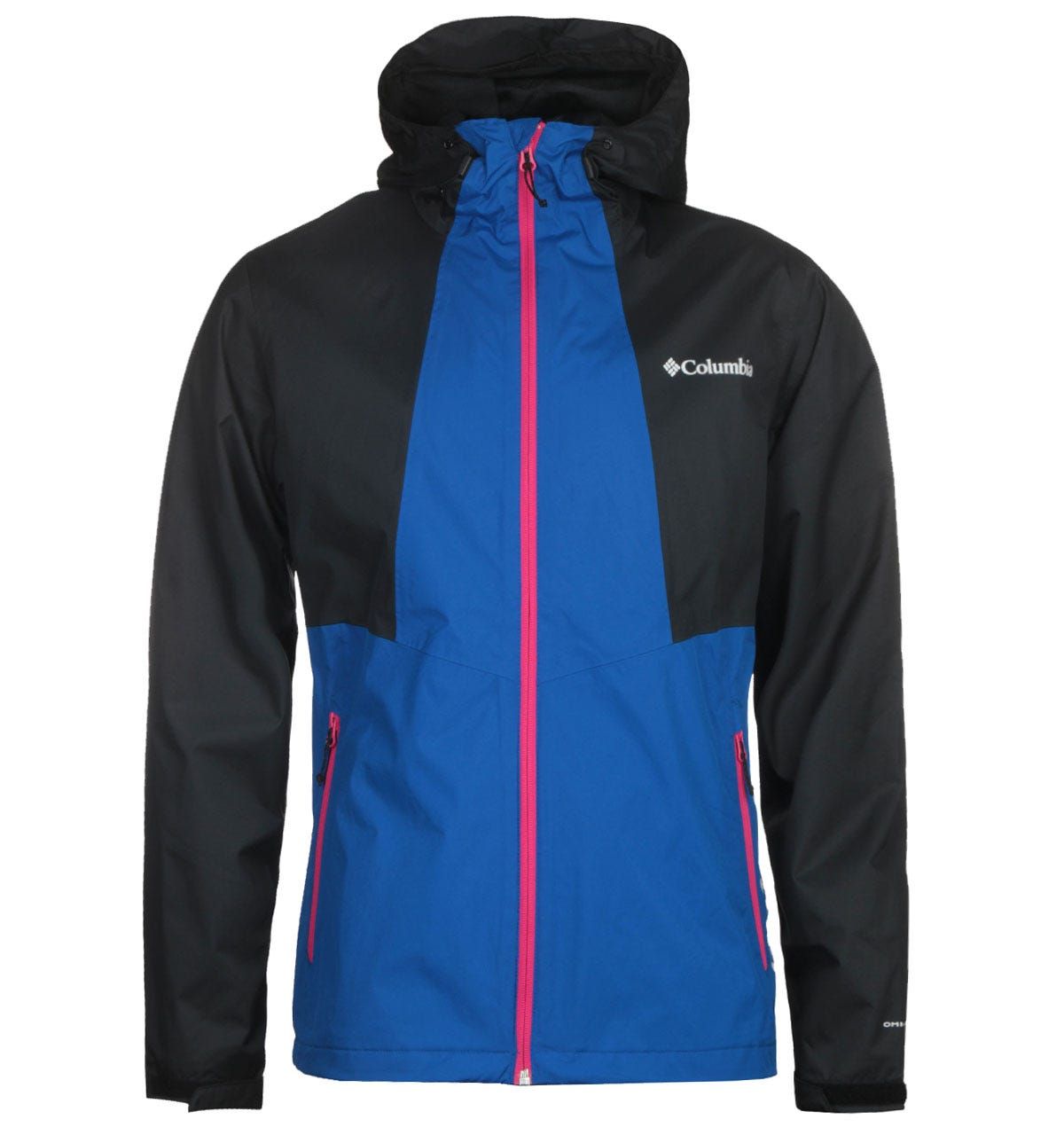 <p>The Inner Limits jacket from Columbia features a full-zip fastening, adjustable hood, zip side pockets,adjustable cuffs and drawcord adjustable hem . This jacket displays contrast colour block panels with the Columbia script logo to the chest. This jacket can also be packed away into the side pocket for ease of carrying. </p>\n\n<ul><li>Regular fit</li><li>Waterproof</li><li>Adjustable hood</li><li>Full-zip fastening</li><li>Columbia branding</li><li>Interior security pocket</li></ul>
