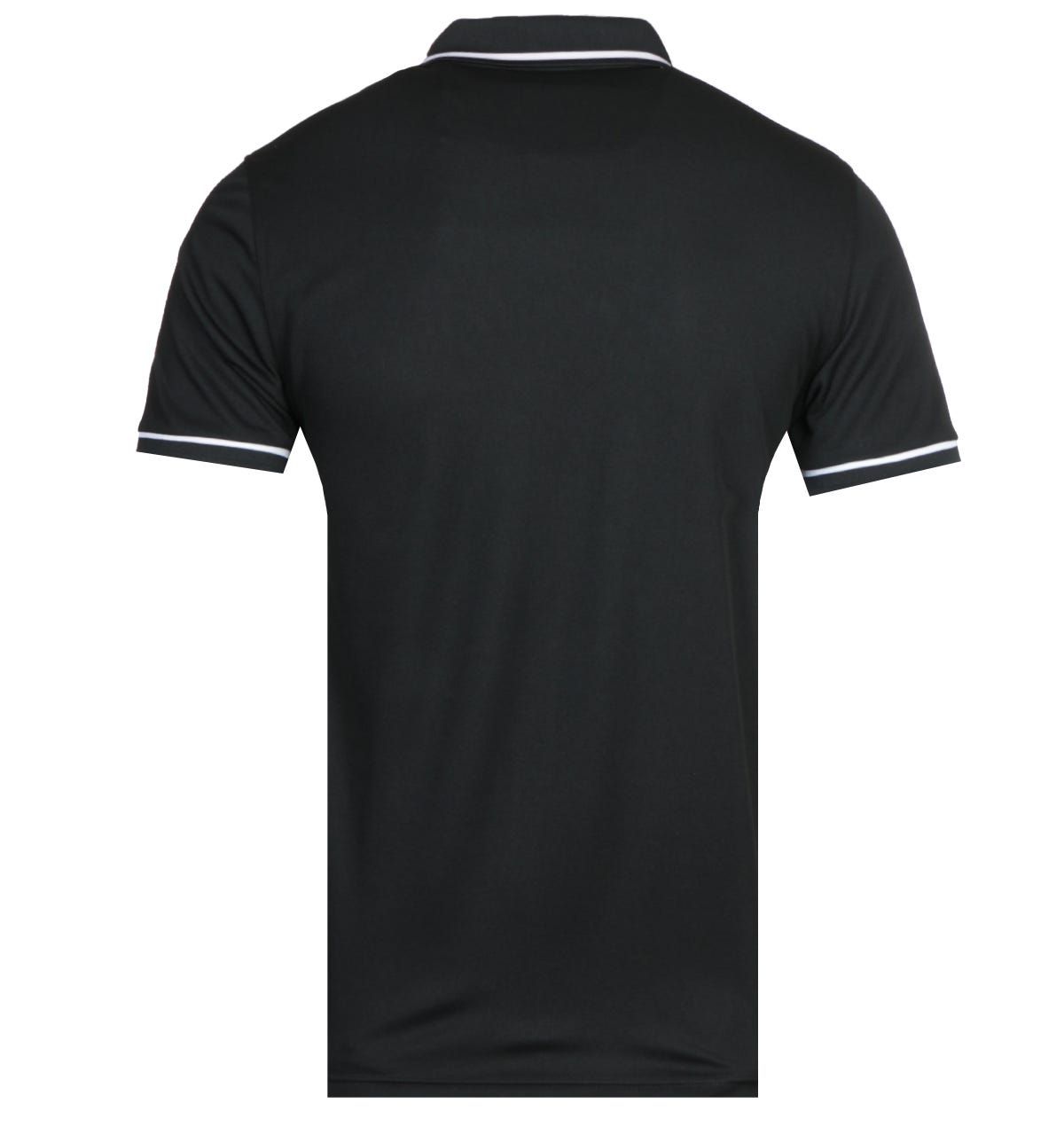 <p>A pure cotton composition crafted by Lacoste. The Lacoste Tipped Black MC Homme Polo Shirt is fitted with a three-button placket, spread collar and ribbed trims. The design is finished with the Lacoste logo embroidered on the chest.</p><ul><li>Cotton composition</li><li>Crew neck</li><li>Stripe design</li><li>Tonal stitching</li><li>Ribbed trims</li><li>Lacoste logo embroidered on chest</li></ul><p>Style & Fit:</p><ul><li>Regular fit</li><li>Fits true to size</li></ul><p>Fabric Composition & Care:</p><ul><li>100% Cotton</li><li>Machine washable</li></ul>