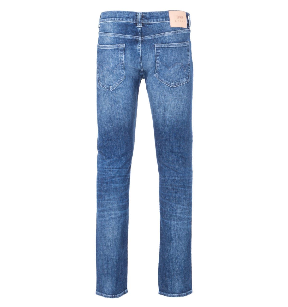 Edwin ED-80 Slim Tapered Jeans - Reoki Wash Yuuki Blue
