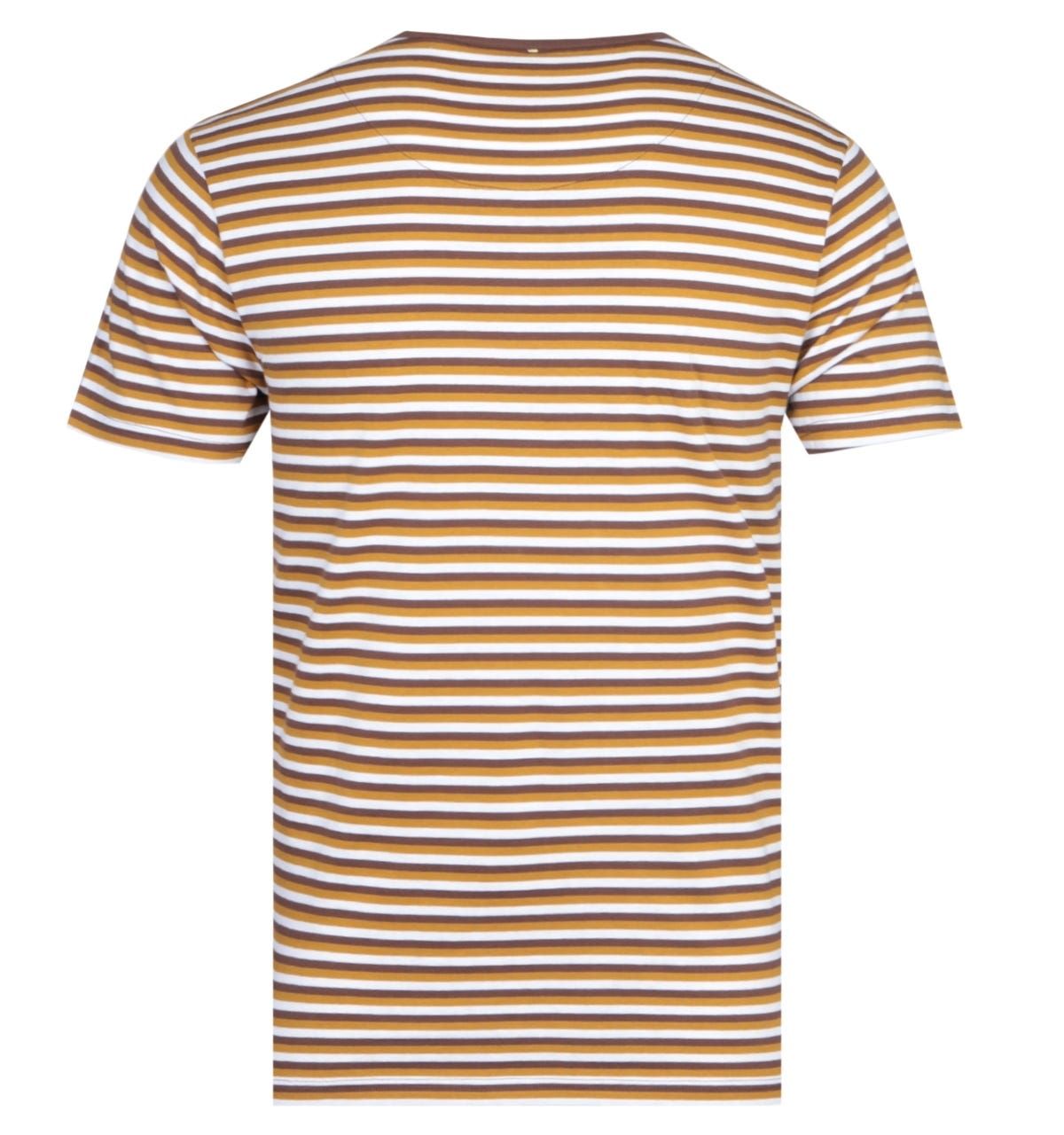 <p>Named after a track by The Jam, Pretty Green provides quintessential British street wear with a truly contemporary edge. Liam Gallagher\'s ready-to-wear collections are given that rock \'n\' roll edge; paisley prints, festival inspirations and indie/mod collaborations provide this brand with its own unique look. Timeless style and reinventions of the classics, it\'s the eye-catching prints that will have you coming back for more.</p><ul><li>Slim fit</li><li>Cotton construction </li><li>Finely ribbed crew collar </li><li>Contrasting stripe pattern throughout</li><li>Tonal stitching throughout</li><li>Pretty Green logo flag at hemline </li><li>Pretty Green branding printed at chest panel</li></ul><p>Style & Fit: </p><ul><li>Slim fit</li><li>Fits true to size</li></ul><p>Fabric Composition & Care:</p><ul><li>100% Cotton</li><li>Machine wash</li></ul>
