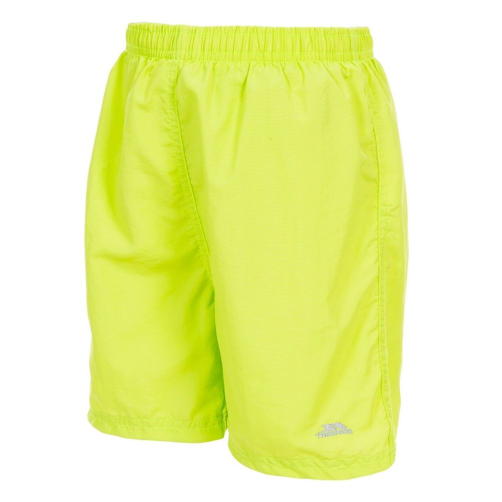 Boys swim shorts. Elasticated waist with drawcord. Inner mesh lining. Main: 100% Polyamide Taslan, Mesh Lining: 100% Polyester.
