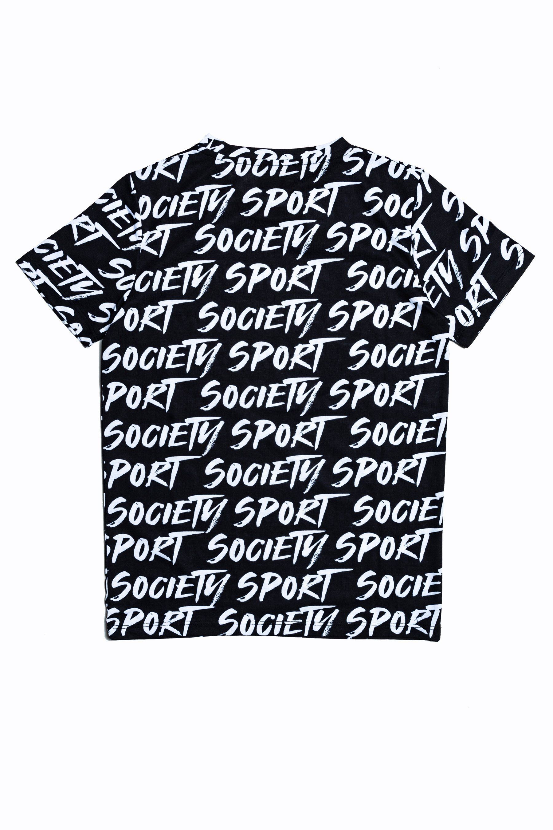 Society Sport All Over Scribble T-Shirt