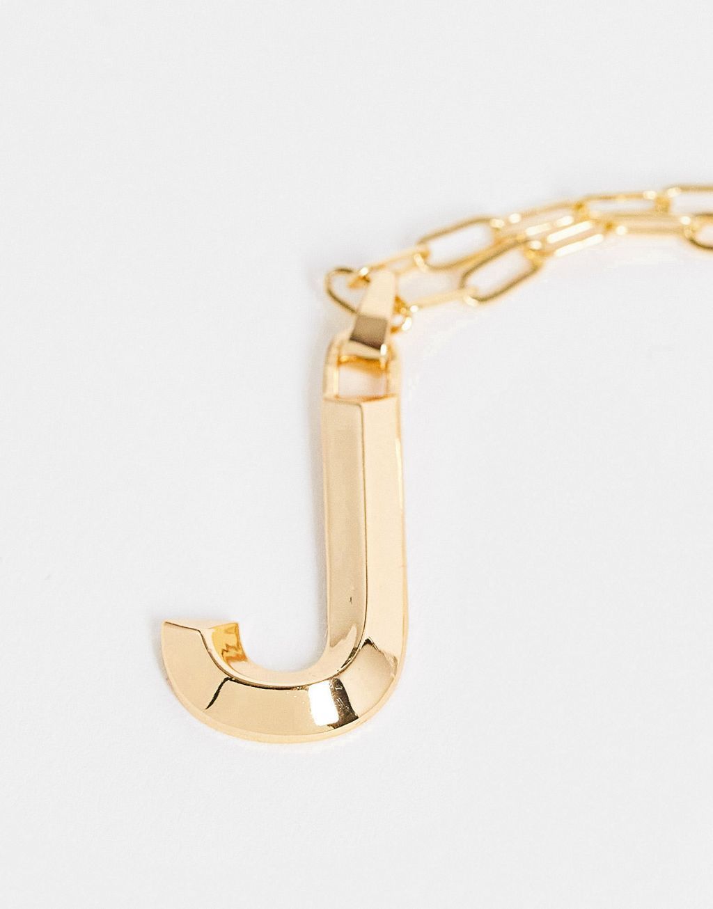 Accessories by Topshop Welcome to the next phase of Topshop Link chain 'J' pendant Adjustable length Lobster clasp Sold by Asos