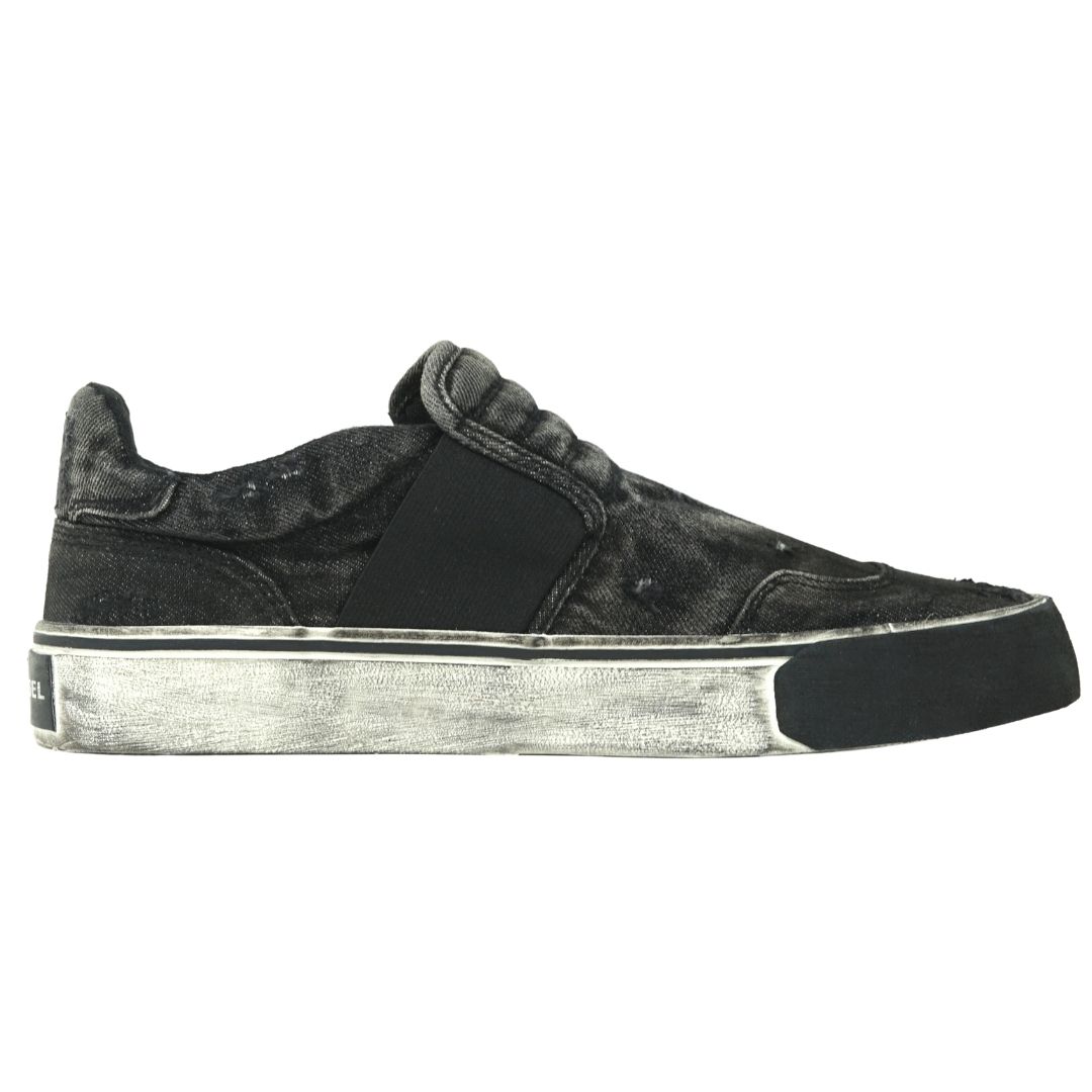 Diesel S-Flip On Slip On Black Low Cut Sneakers