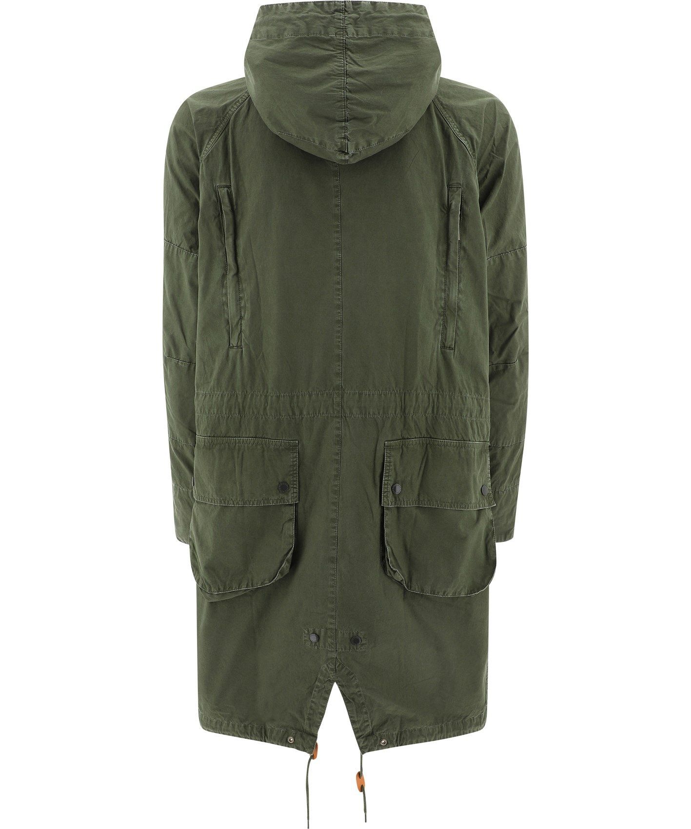 COAT BARBOUR, COTTON 100%, color GREEN, SS20, product code BACPS21570L52