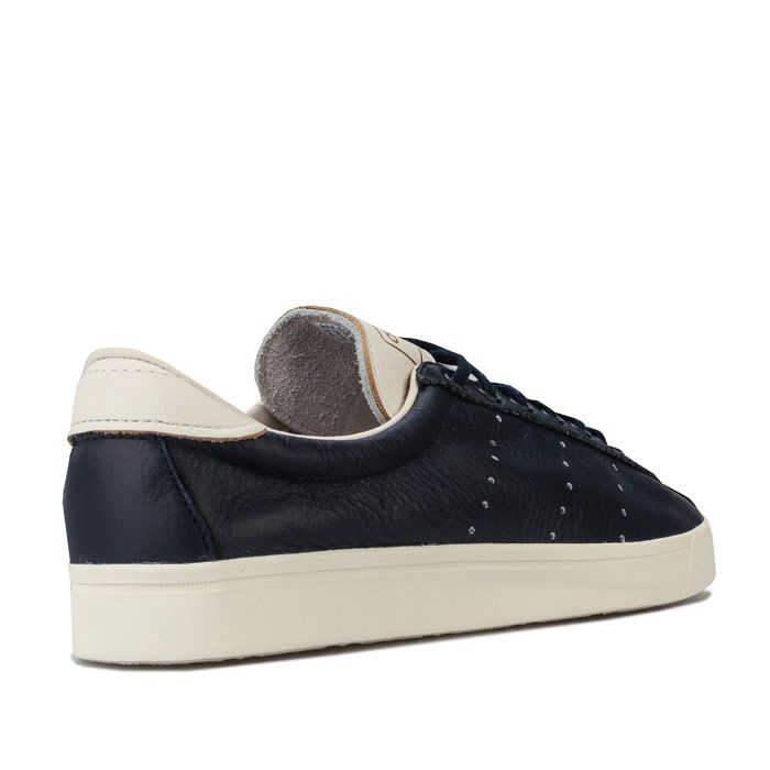 Mens adidas Original Lacombe Trainers Navy – Lace up closure. – Padded collar and tongue. – Low-profile design – Perforated 3-Stripes to sides – Leather upper textile and leather lining – Synthetic sole. – Ref: BD7608